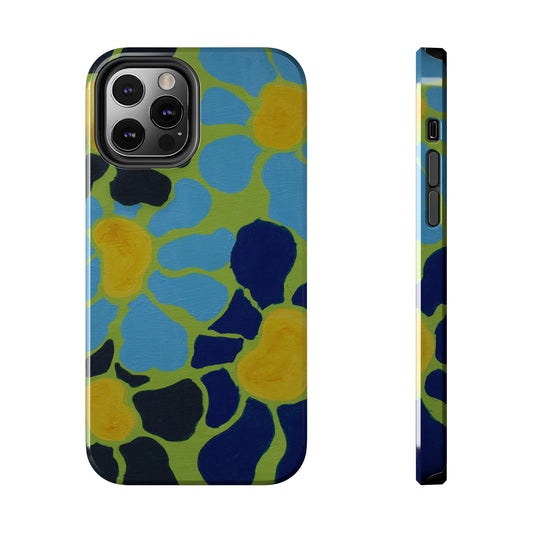 Blue Flowers By Kalei S. Tough Phone Cases