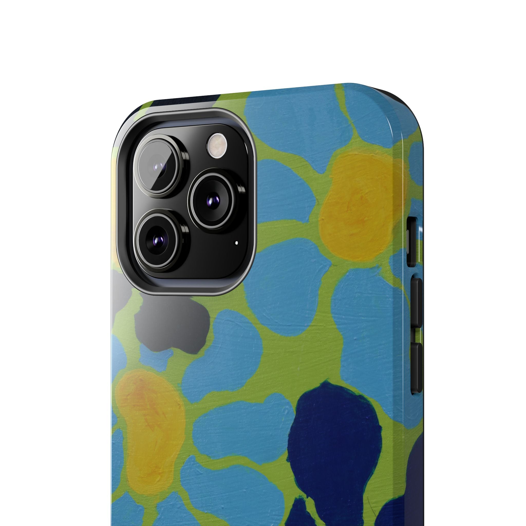 Blue Flowers By Kalei S. Tough Phone Cases