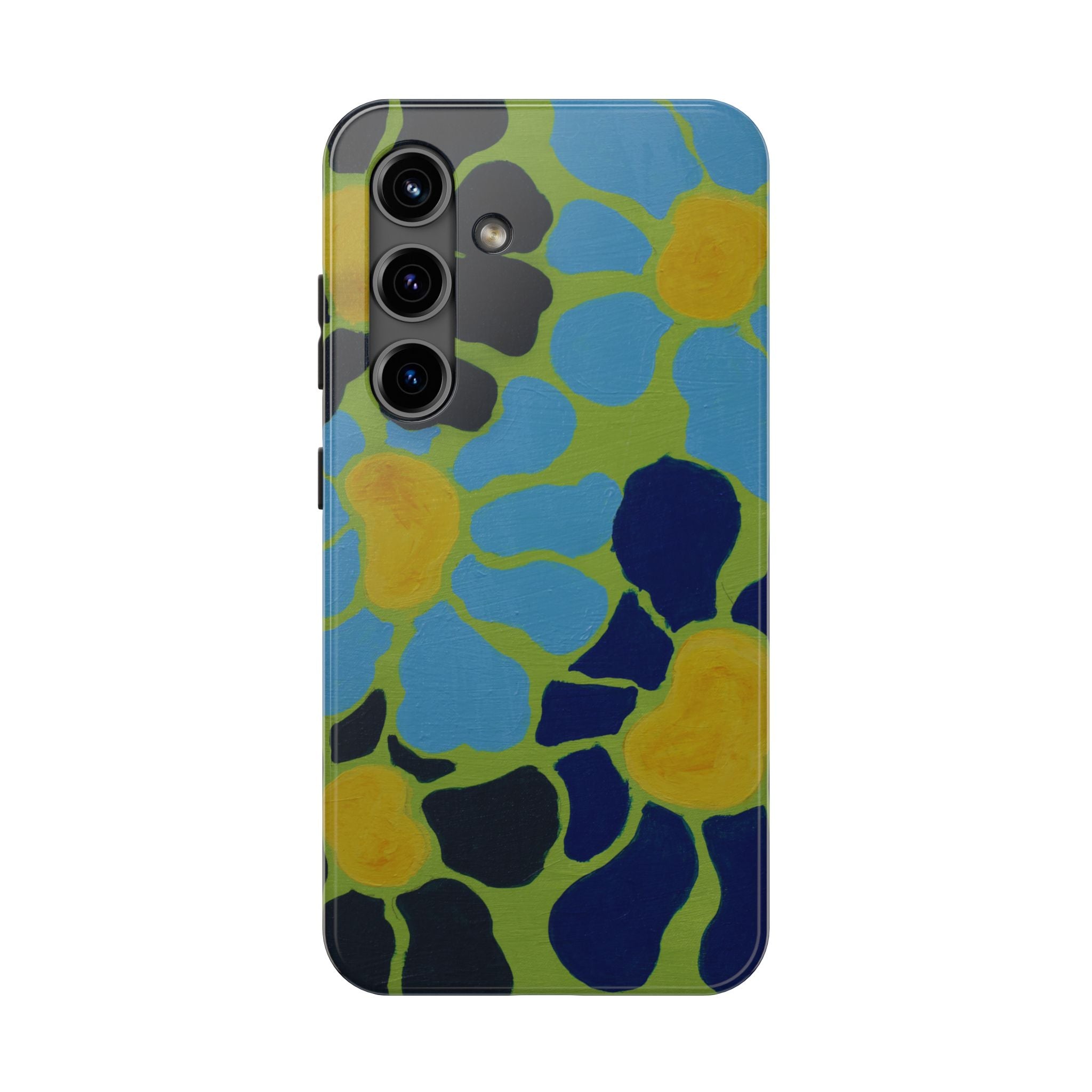 Blue Flowers By Kalei S. Tough Phone Cases