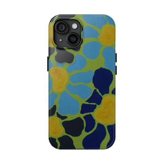 Blue Flowers By Kalei S. Tough Phone Cases