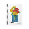 Load image into Gallery viewer, Watery Flowers By Max R. 8x6 Spiral Notebook