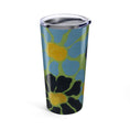 Load image into Gallery viewer, Blue Flowers By Kalei S. Tumbler 20oz