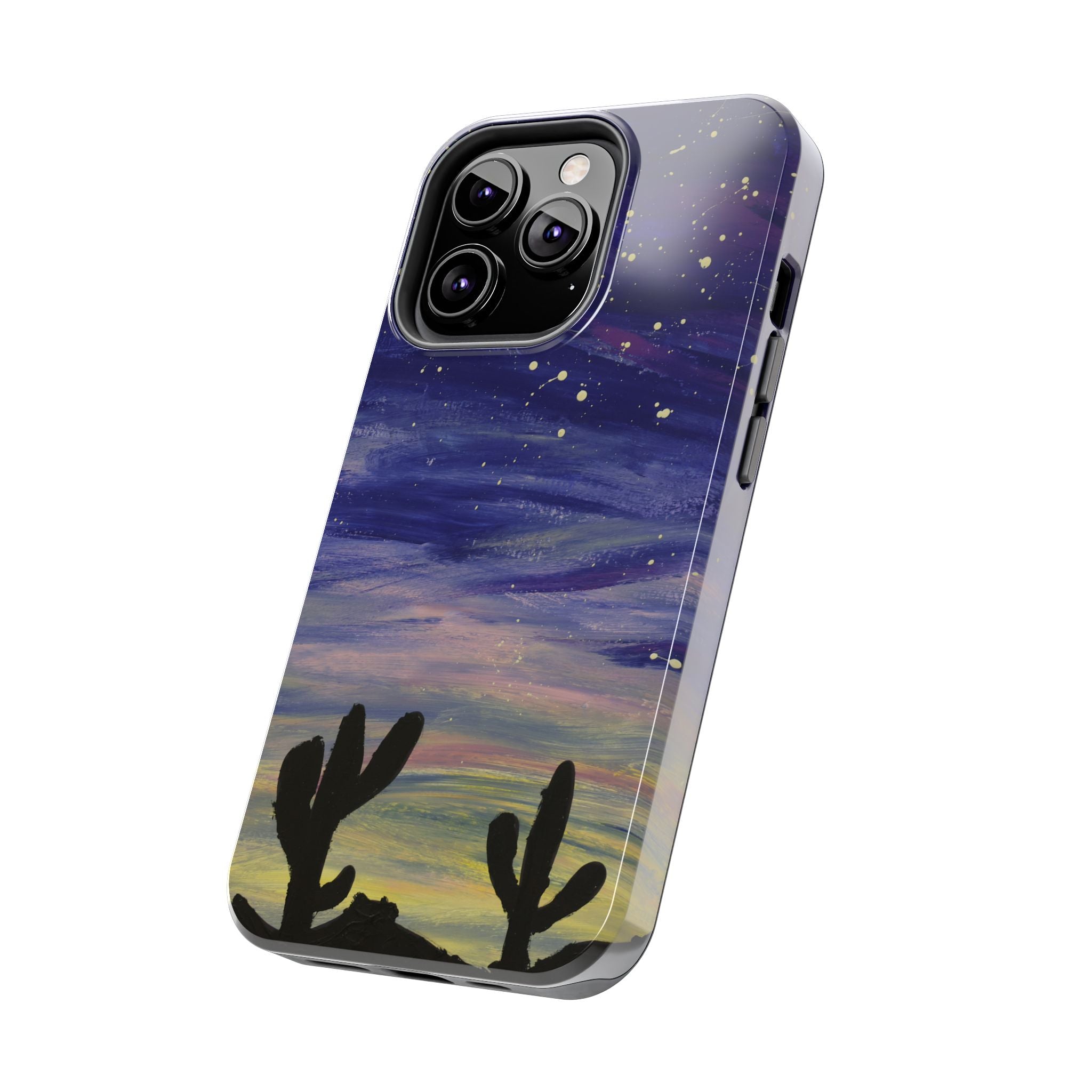 Colorful Oasis Desert by Bonnie M. Tough Phone Cases