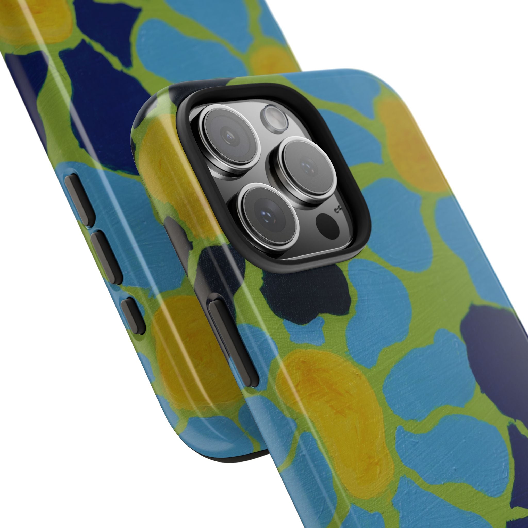 Blue Flowers By Kalei S. Tough Phone Cases