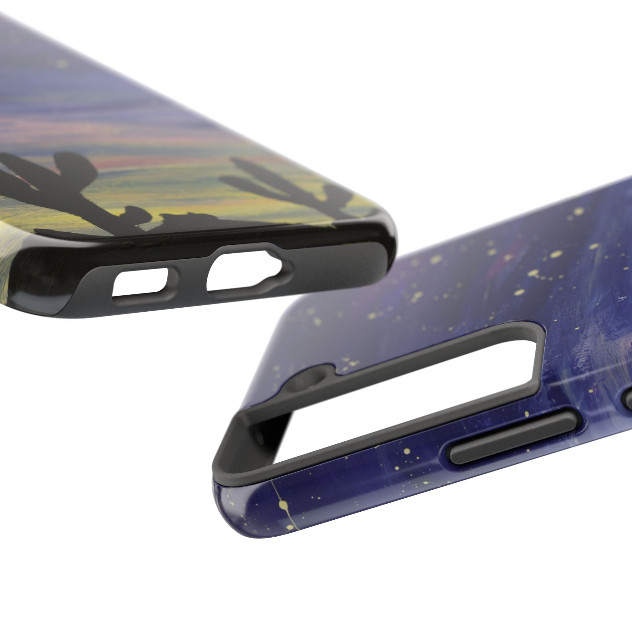 Colorful Oasis Desert by Bonnie M. Tough Phone Cases