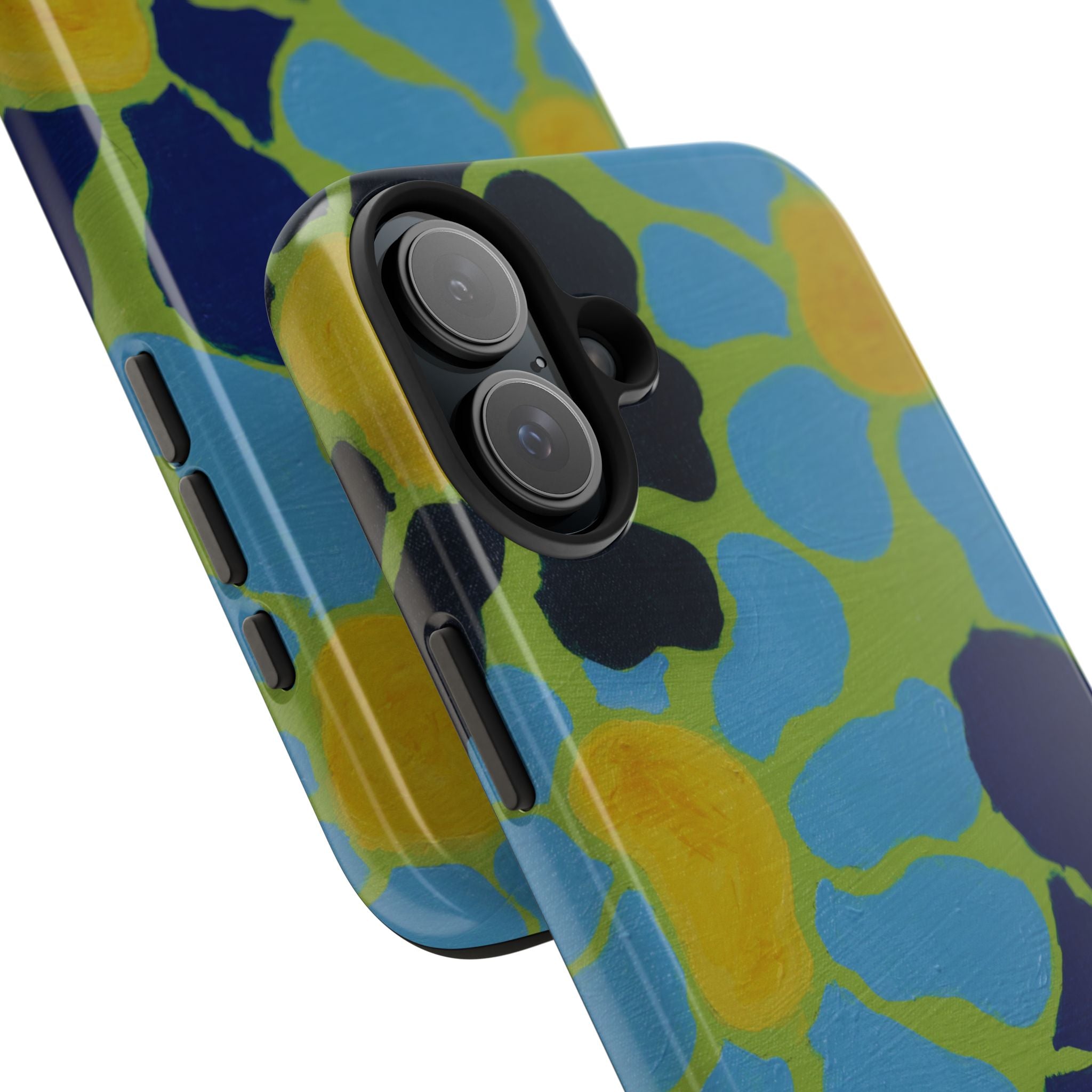 Blue Flowers By Kalei S. Tough Phone Cases