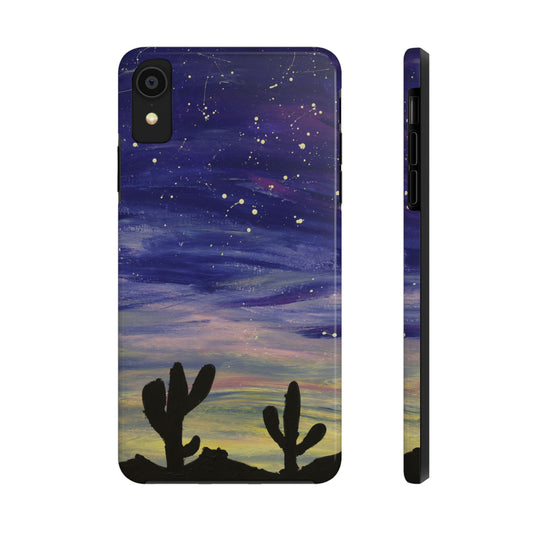 Colorful Oasis Desert by Bonnie M. Tough Phone Cases