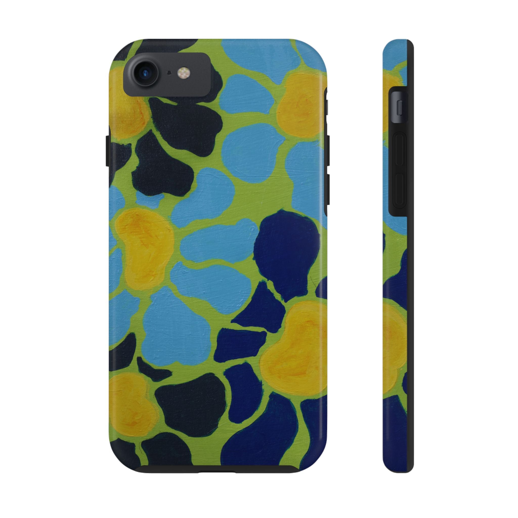 Blue Flowers By Kalei S. Tough Phone Cases