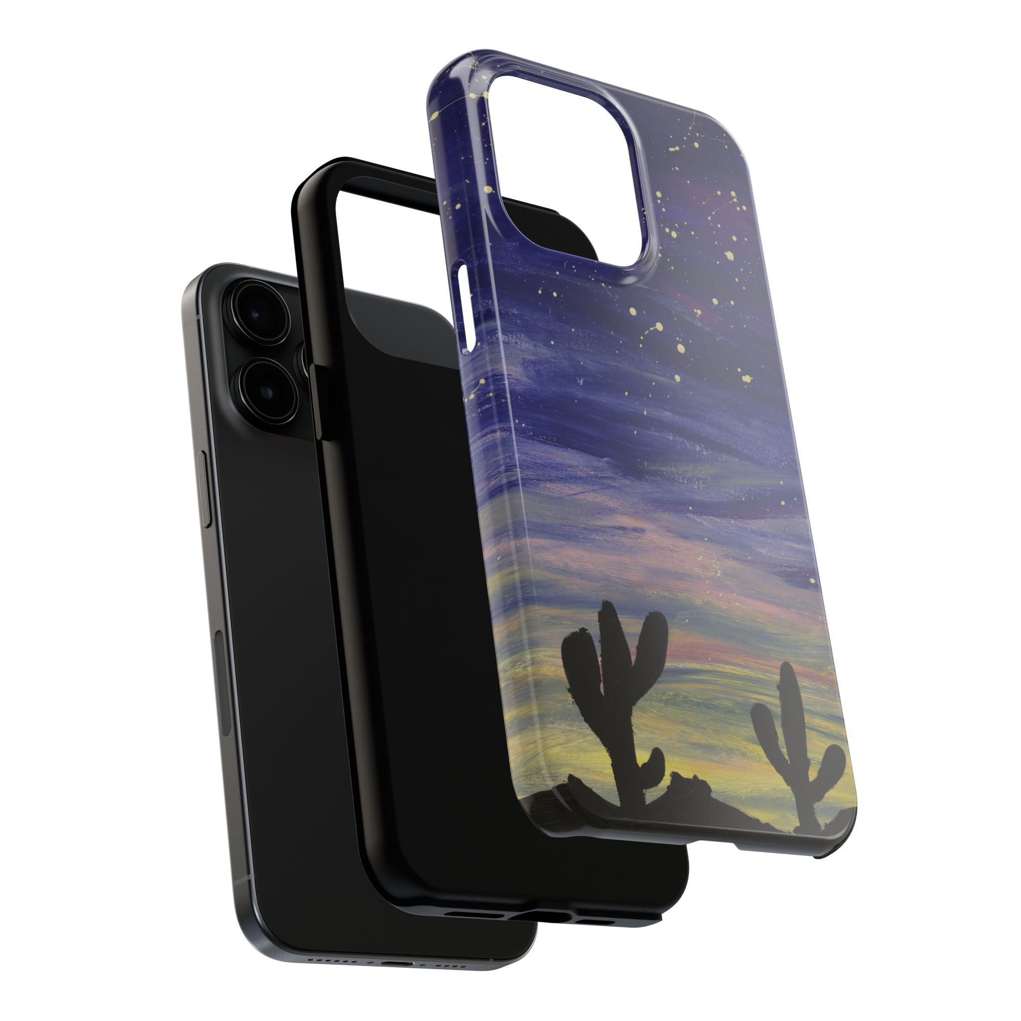 Colorful Oasis Desert by Bonnie M. Tough Phone Cases