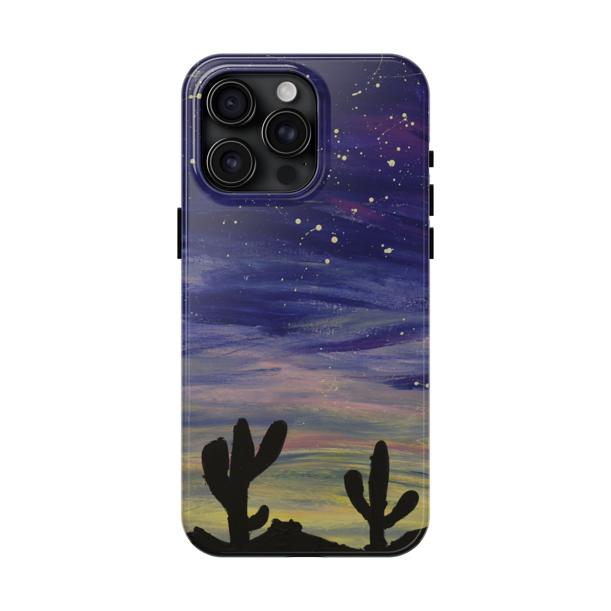 Colorful Oasis Desert by Bonnie M. Tough Phone Cases