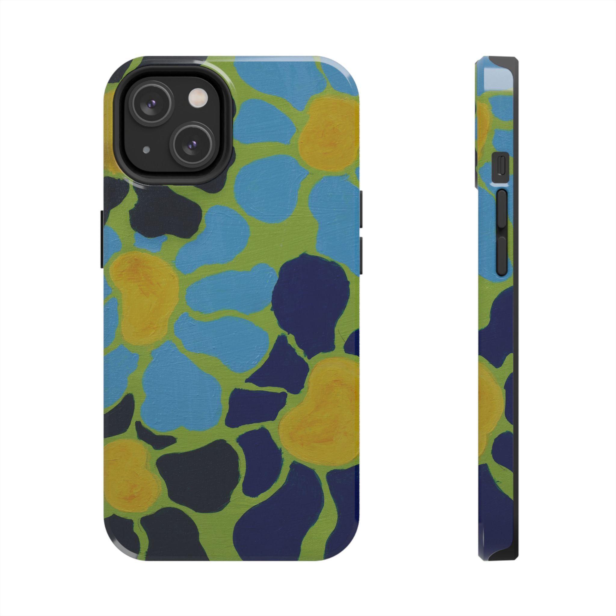 Blue Flowers By Kalei S. Tough Phone Cases