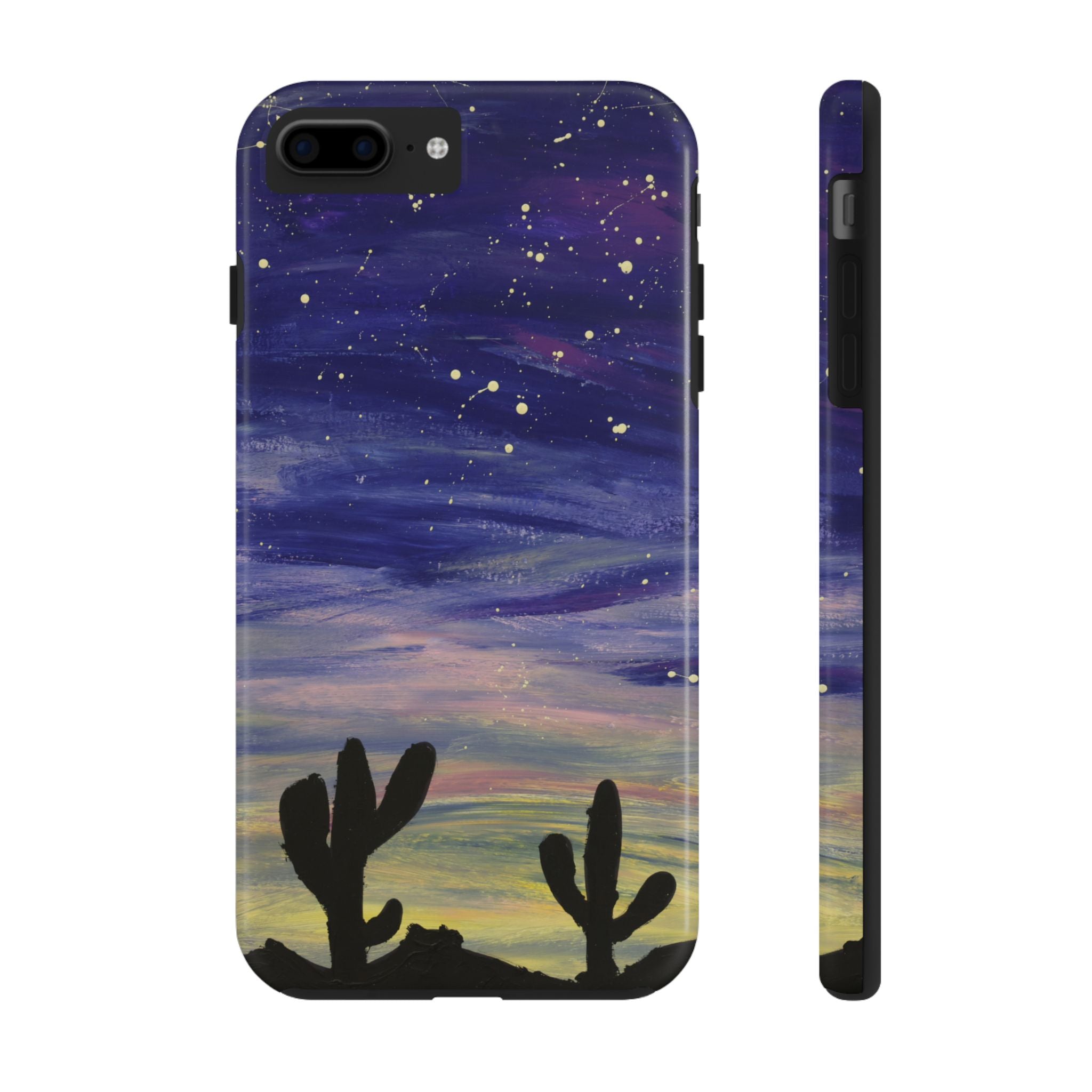 Colorful Oasis Desert by Bonnie M. Tough Phone Cases