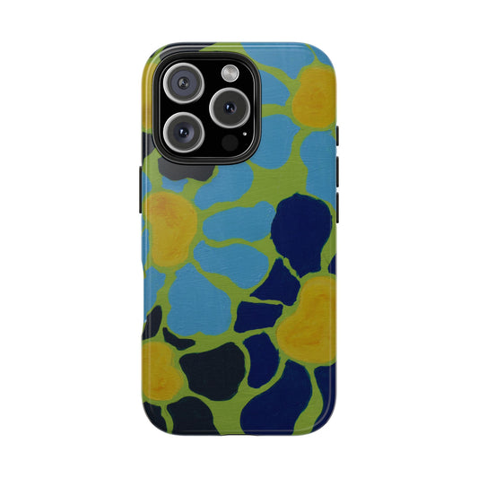 Blue Flowers By Kalei S. Tough Phone Cases