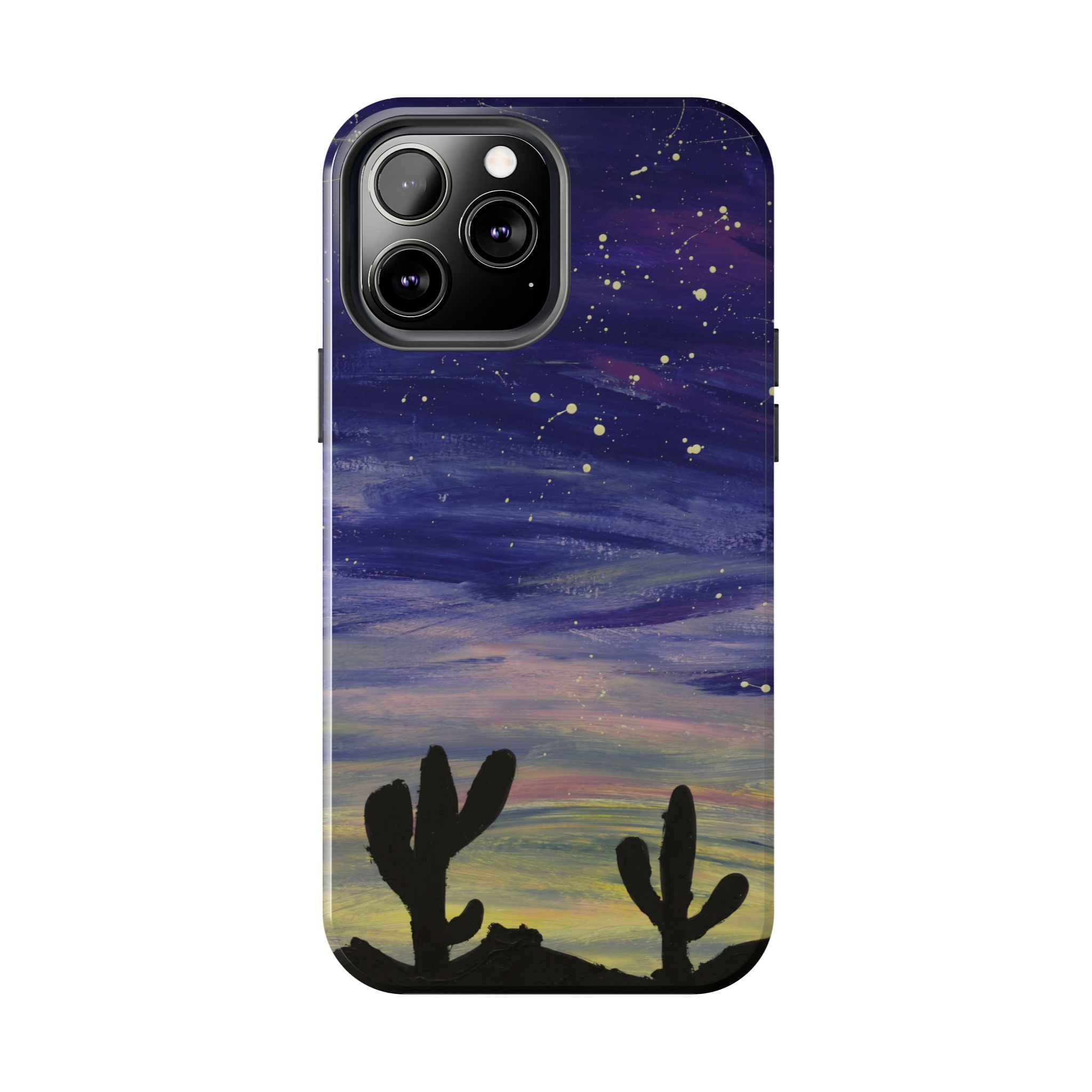 Colorful Oasis Desert by Bonnie M. Tough Phone Cases