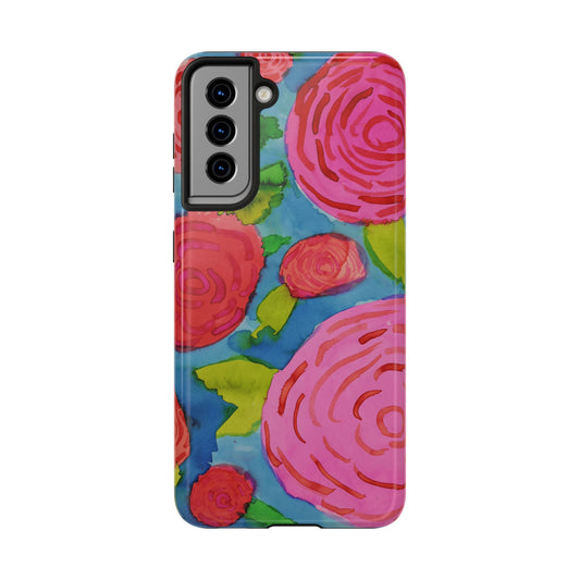 Spring Garden Roses By Chantale H. Tough Phone Cases