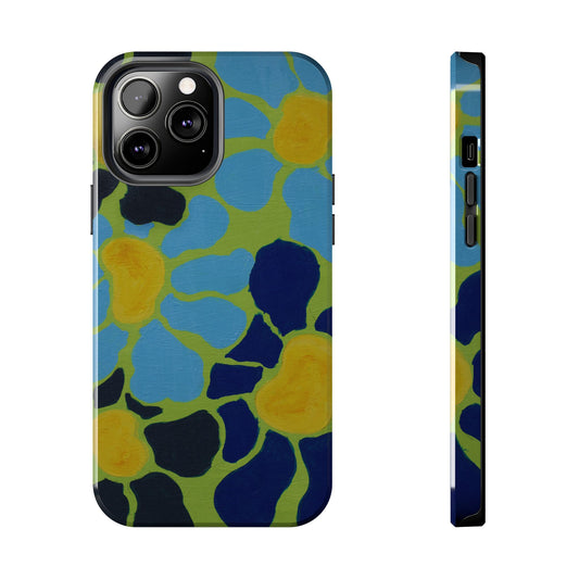 Blue Flowers By Kalei S. Tough Phone Cases