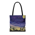 Load image into Gallery viewer, Colorful Oasis Desert By Bonnie M. Printed Tote Bag
