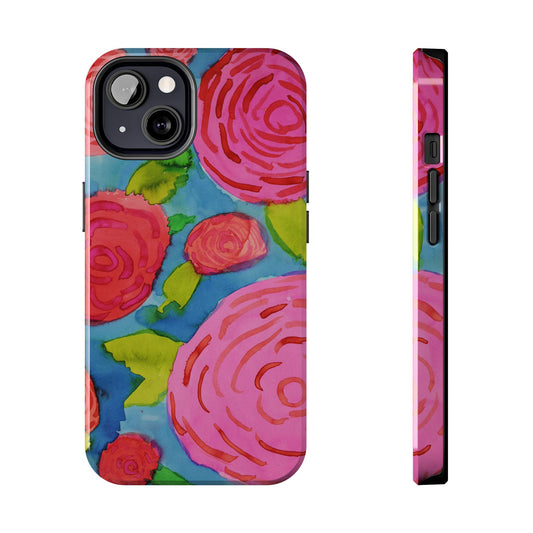 Spring Garden Roses By Chantale H. Tough Phone Cases