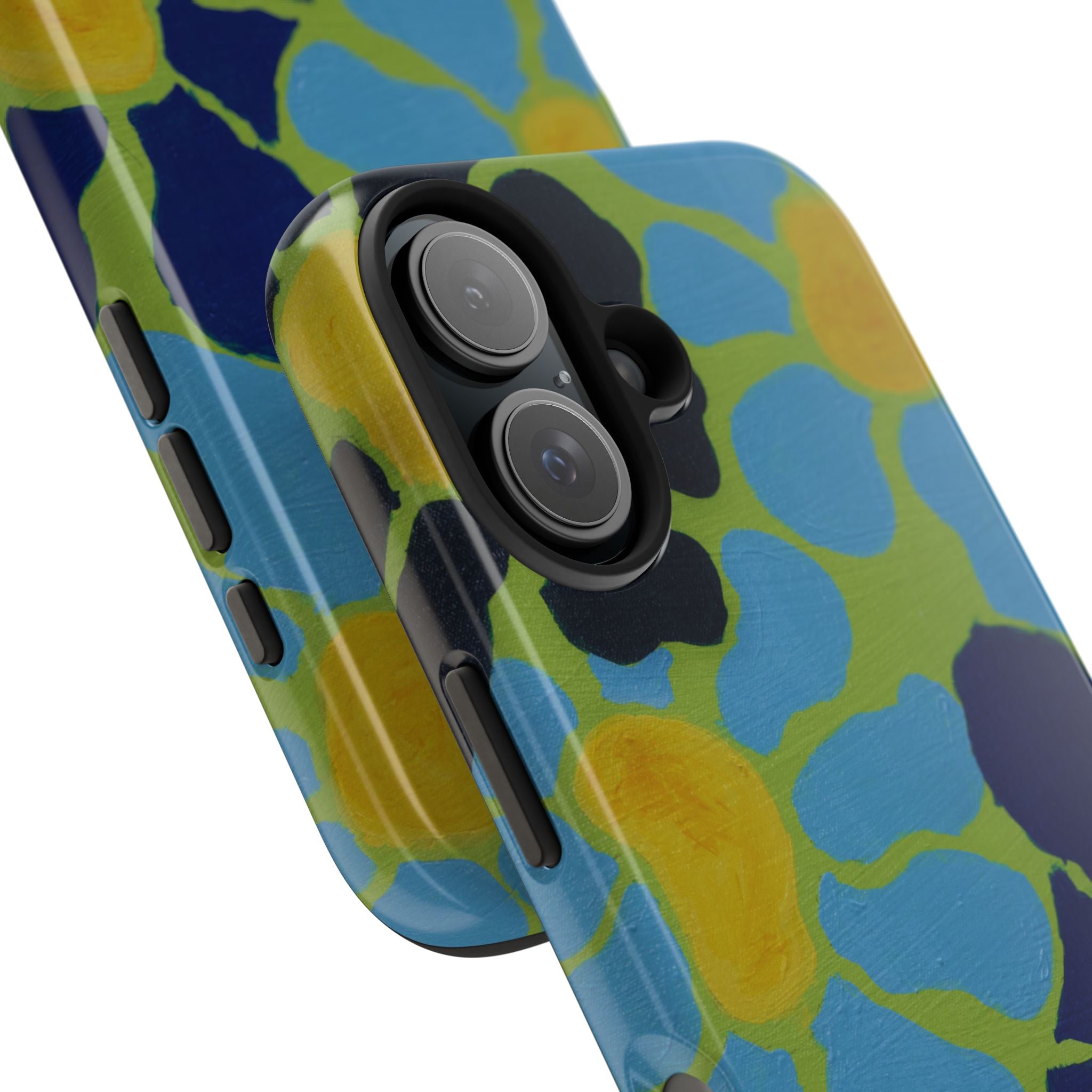 Blue Flowers By Kalei S. Tough Phone Cases