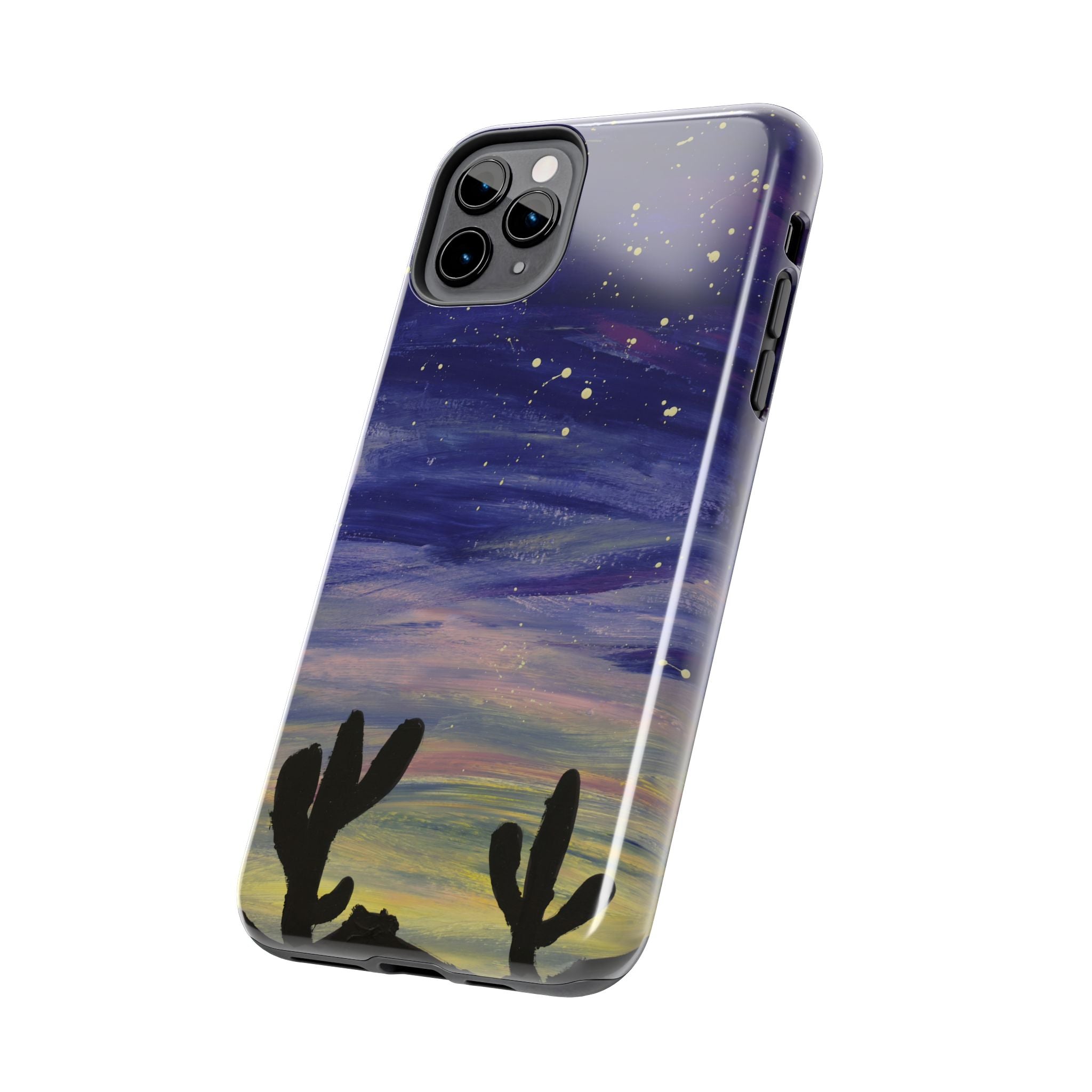 Colorful Oasis Desert by Bonnie M. Tough Phone Cases