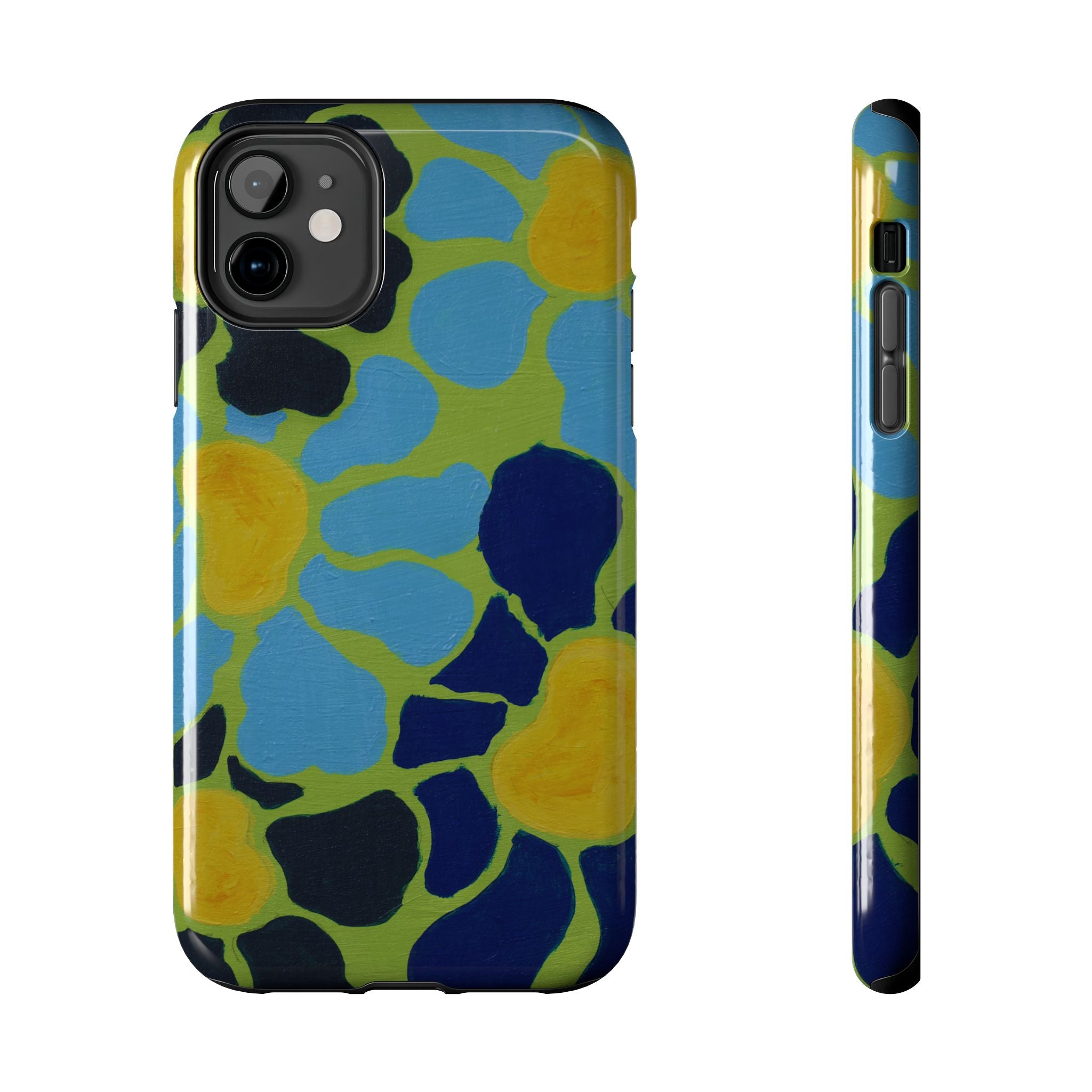 Blue Flowers By Kalei S. Tough Phone Cases