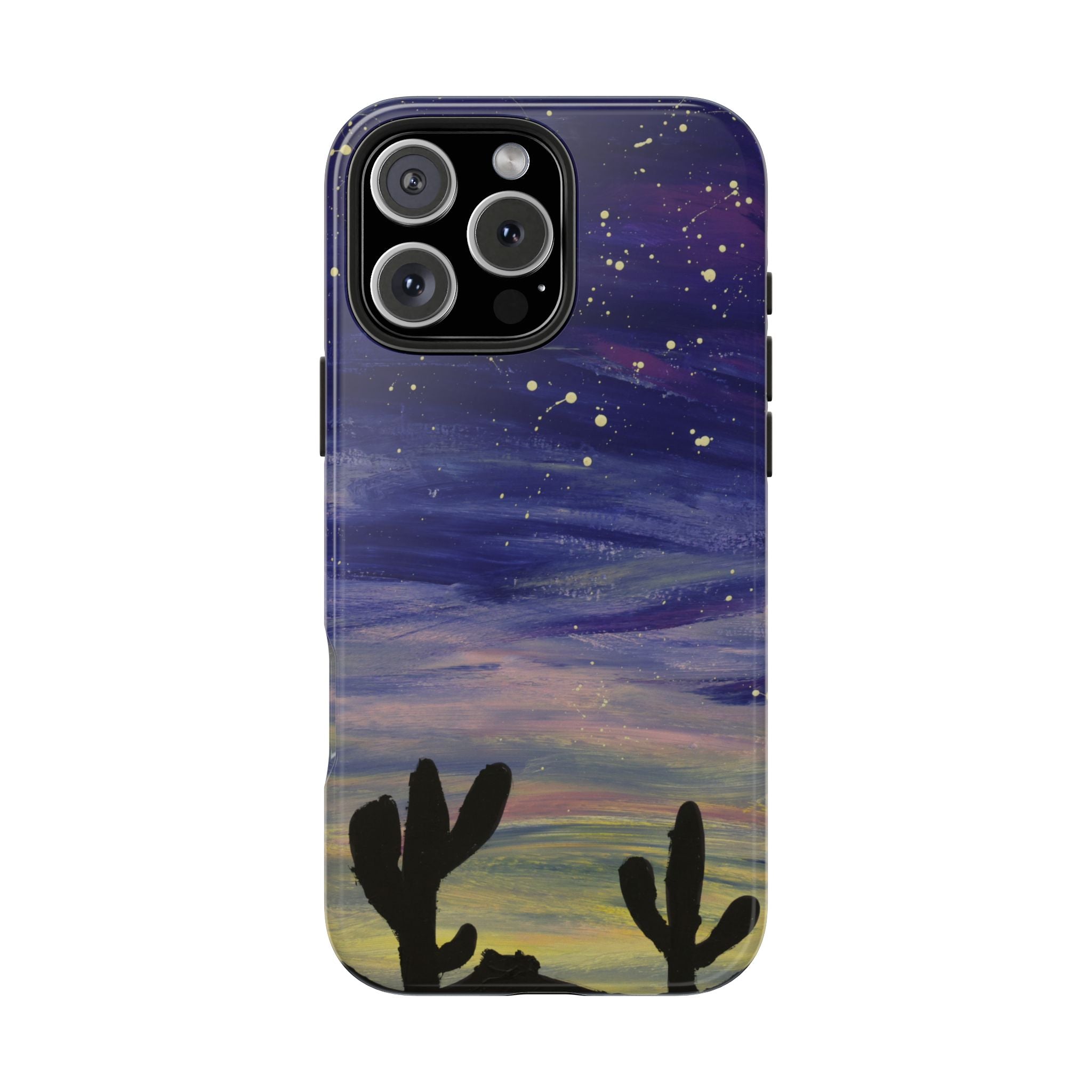Colorful Oasis Desert by Bonnie M. Tough Phone Cases