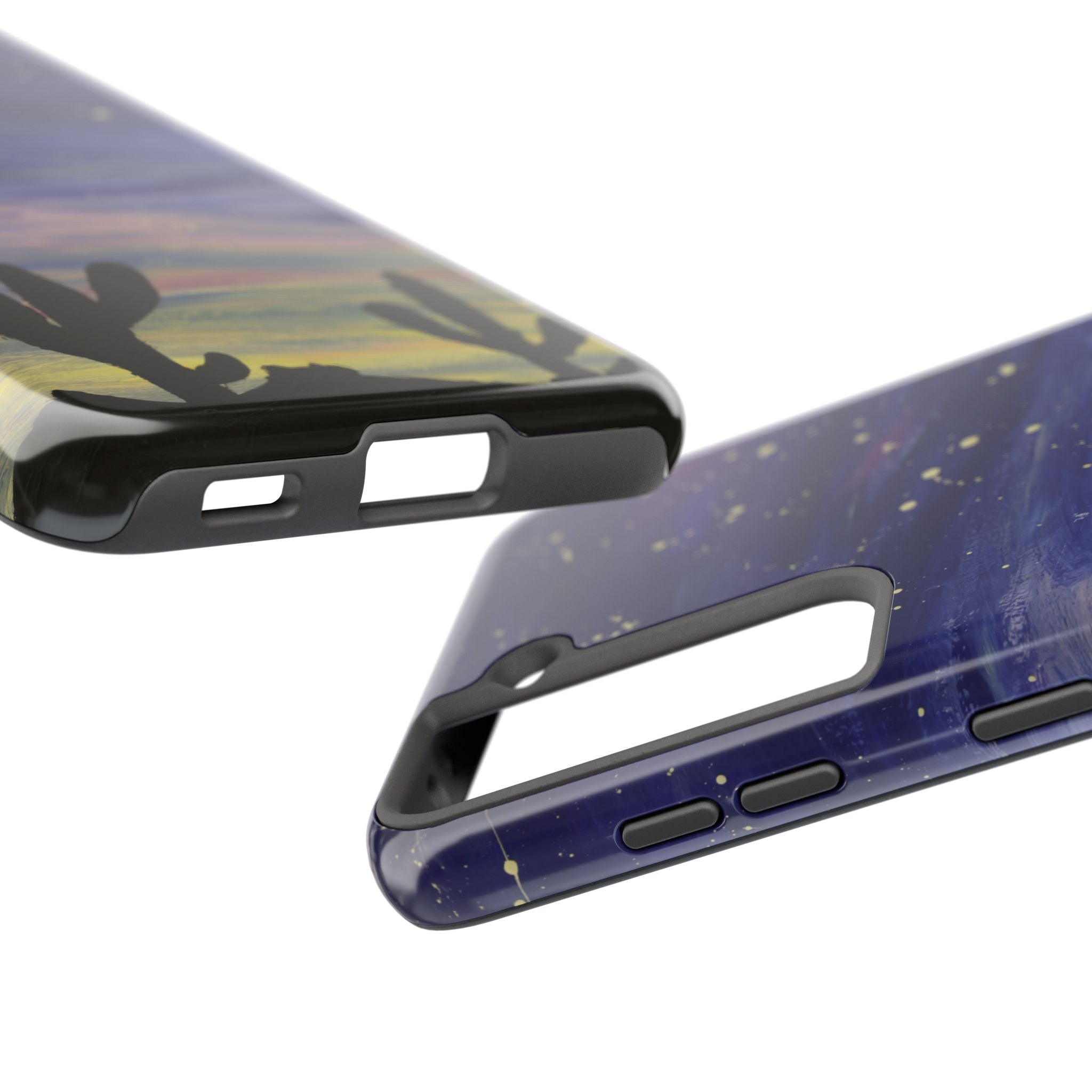 Colorful Oasis Desert by Bonnie M. Tough Phone Cases