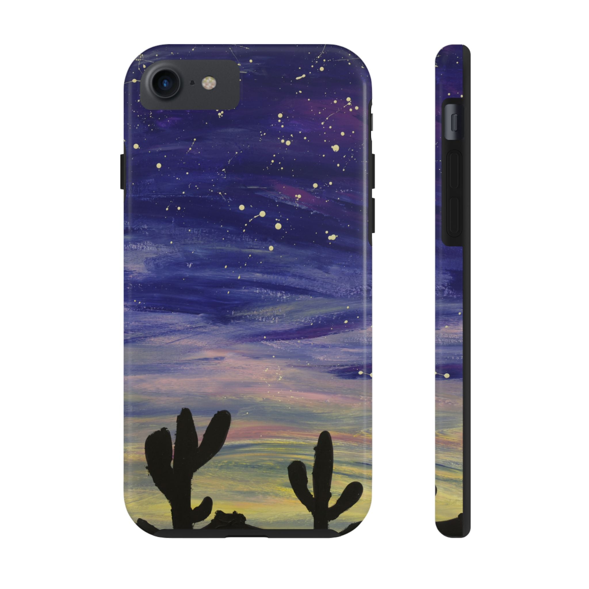 Colorful Oasis Desert by Bonnie M. Tough Phone Cases