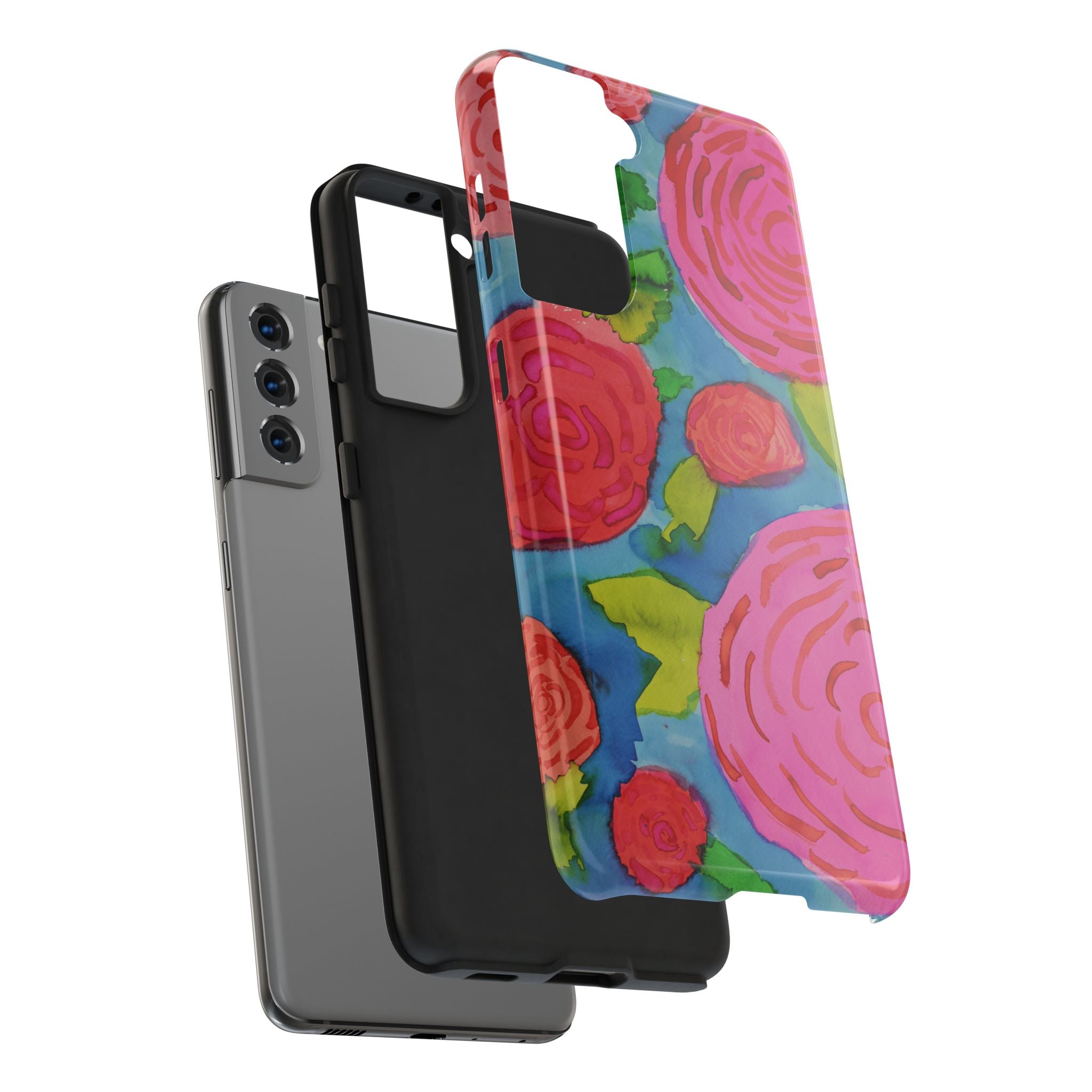 Spring Garden Roses By Chantale H. Tough Phone Cases