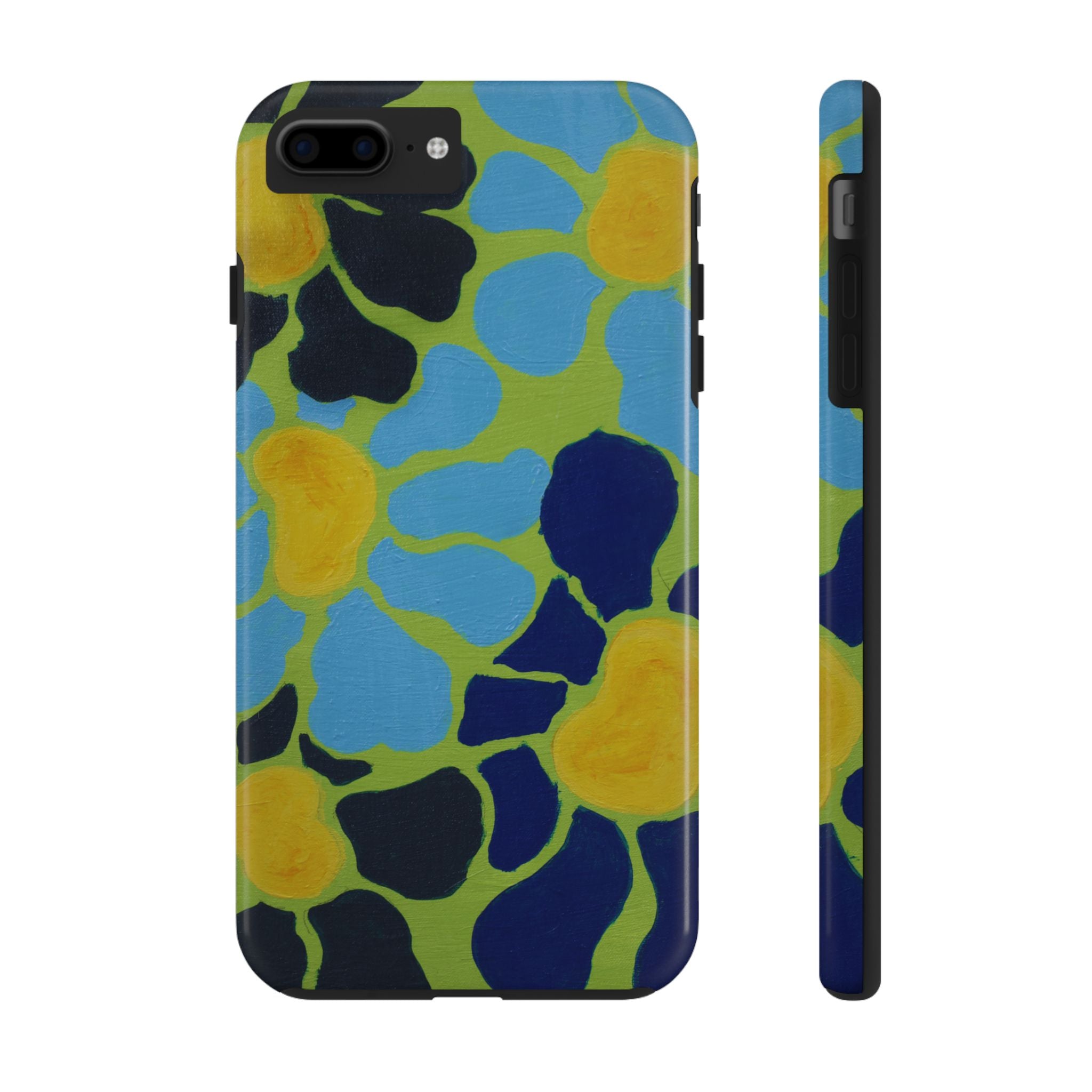 Blue Flowers By Kalei S. Tough Phone Cases