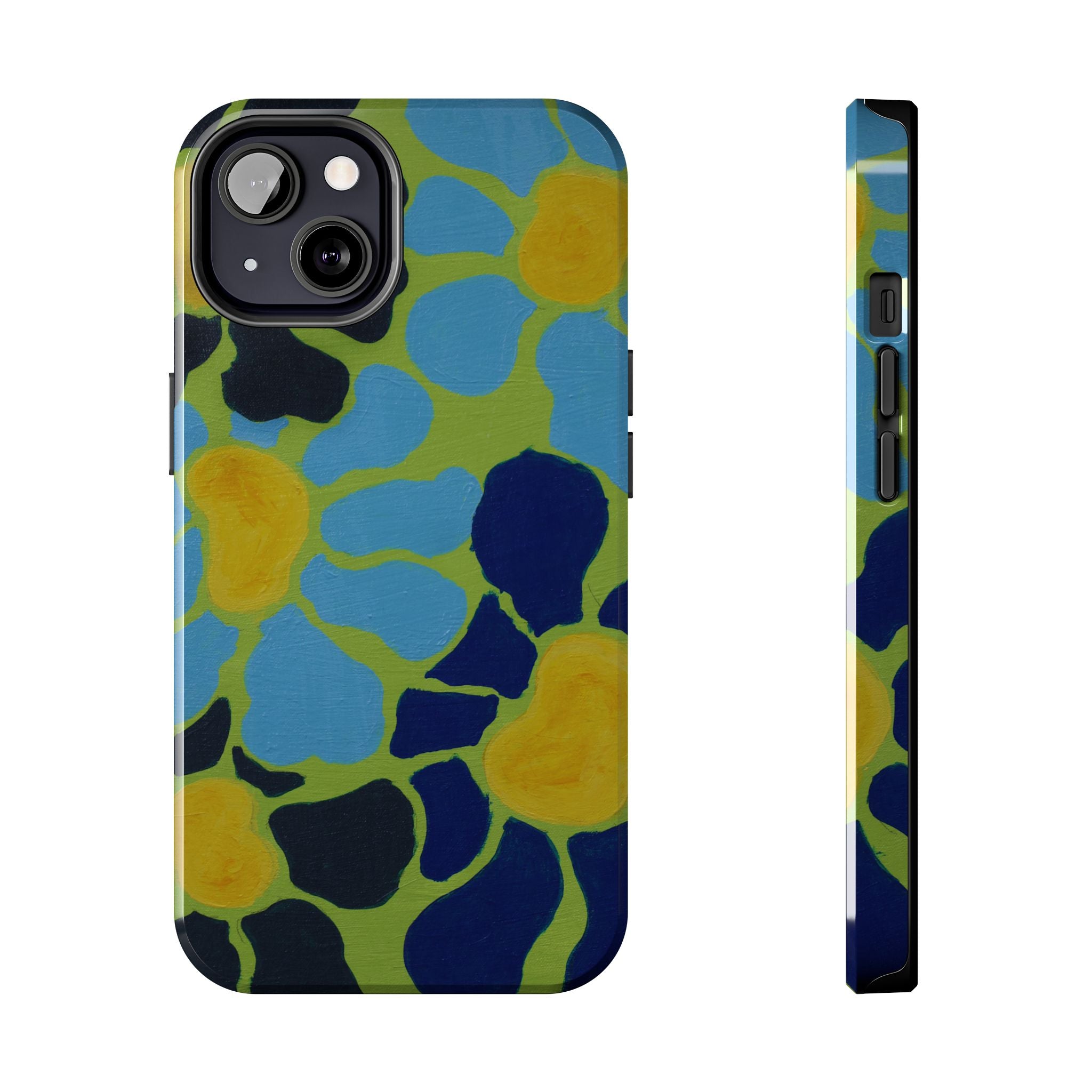 Blue Flowers By Kalei S. Tough Phone Cases