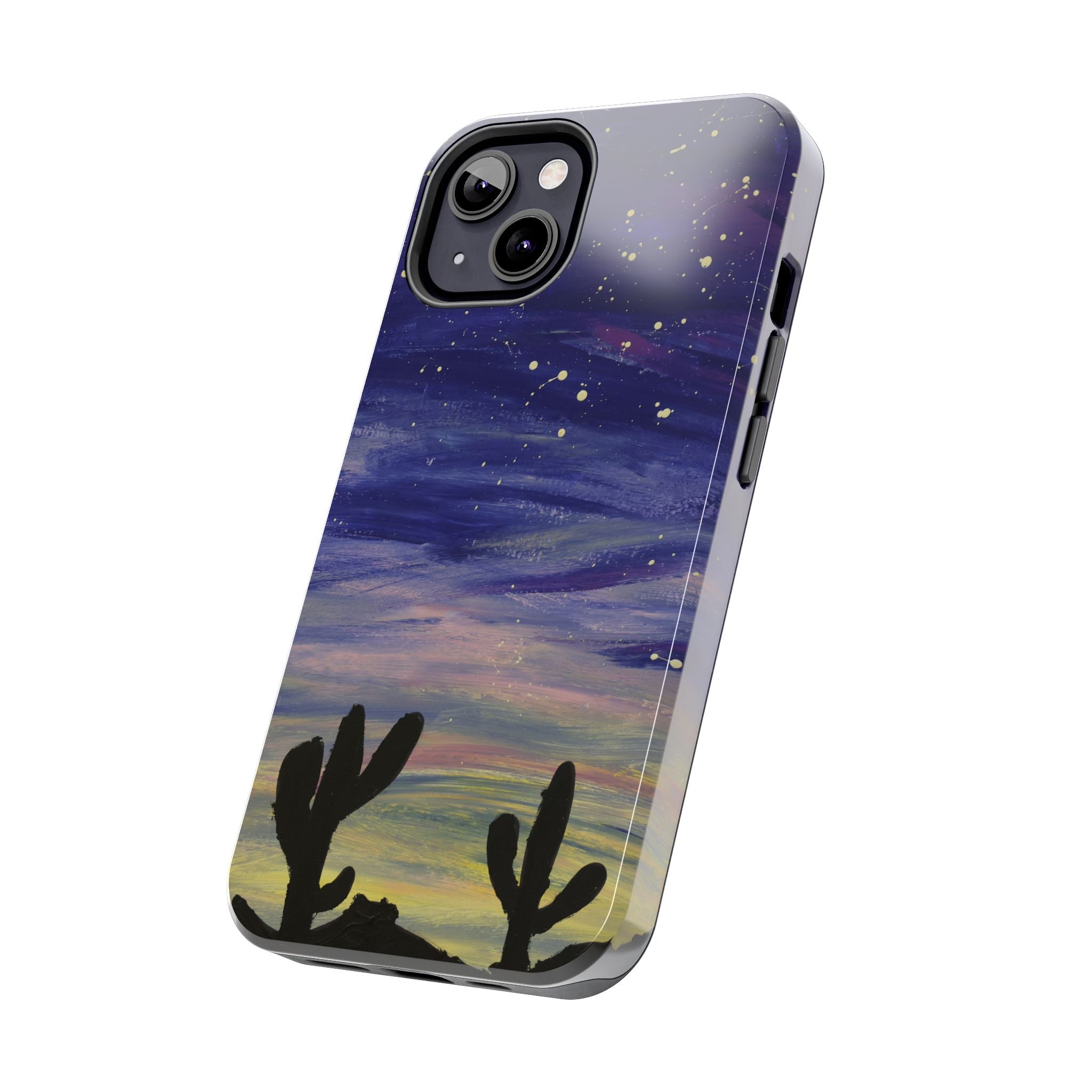 Colorful Oasis Desert by Bonnie M. Tough Phone Cases