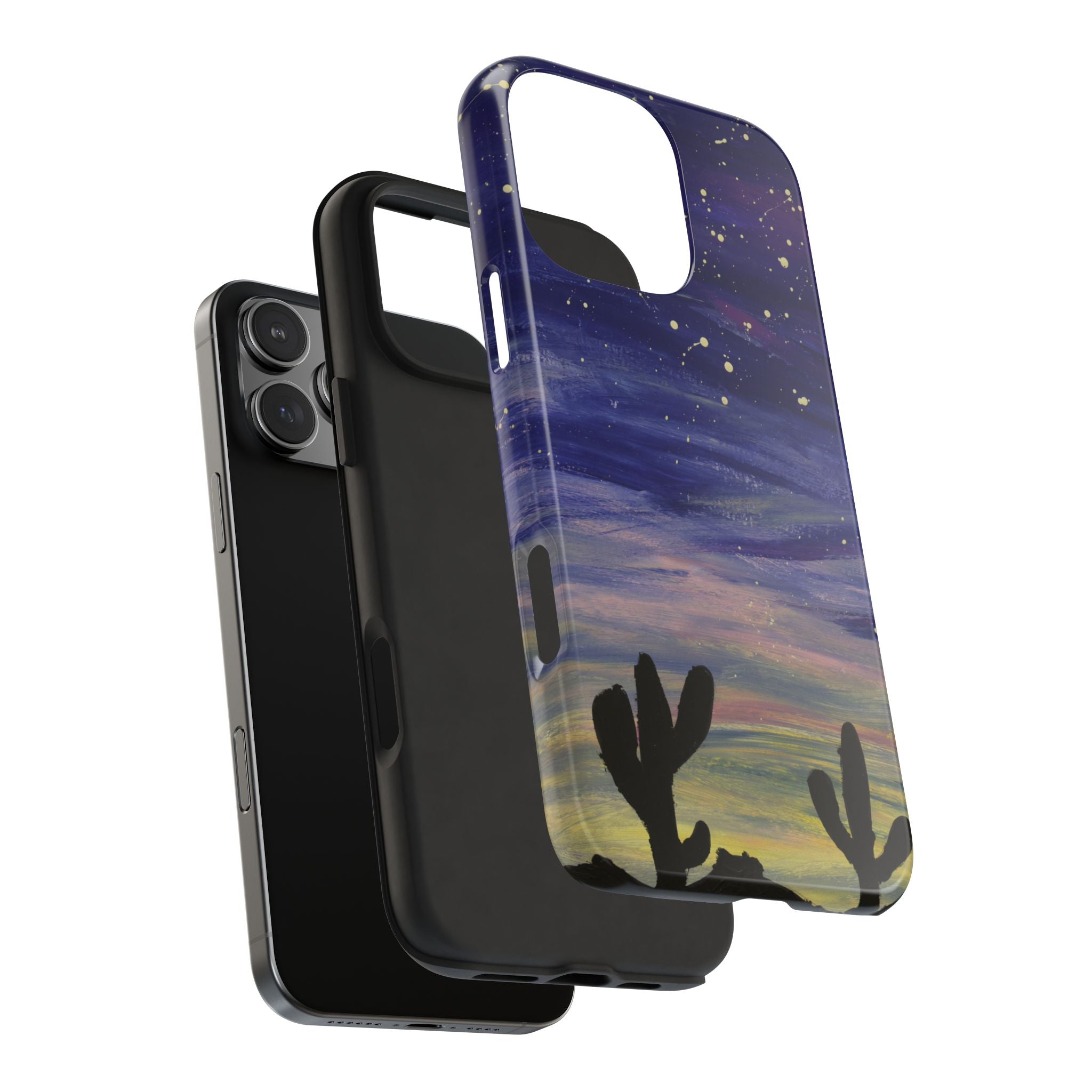 Colorful Oasis Desert by Bonnie M. Tough Phone Cases