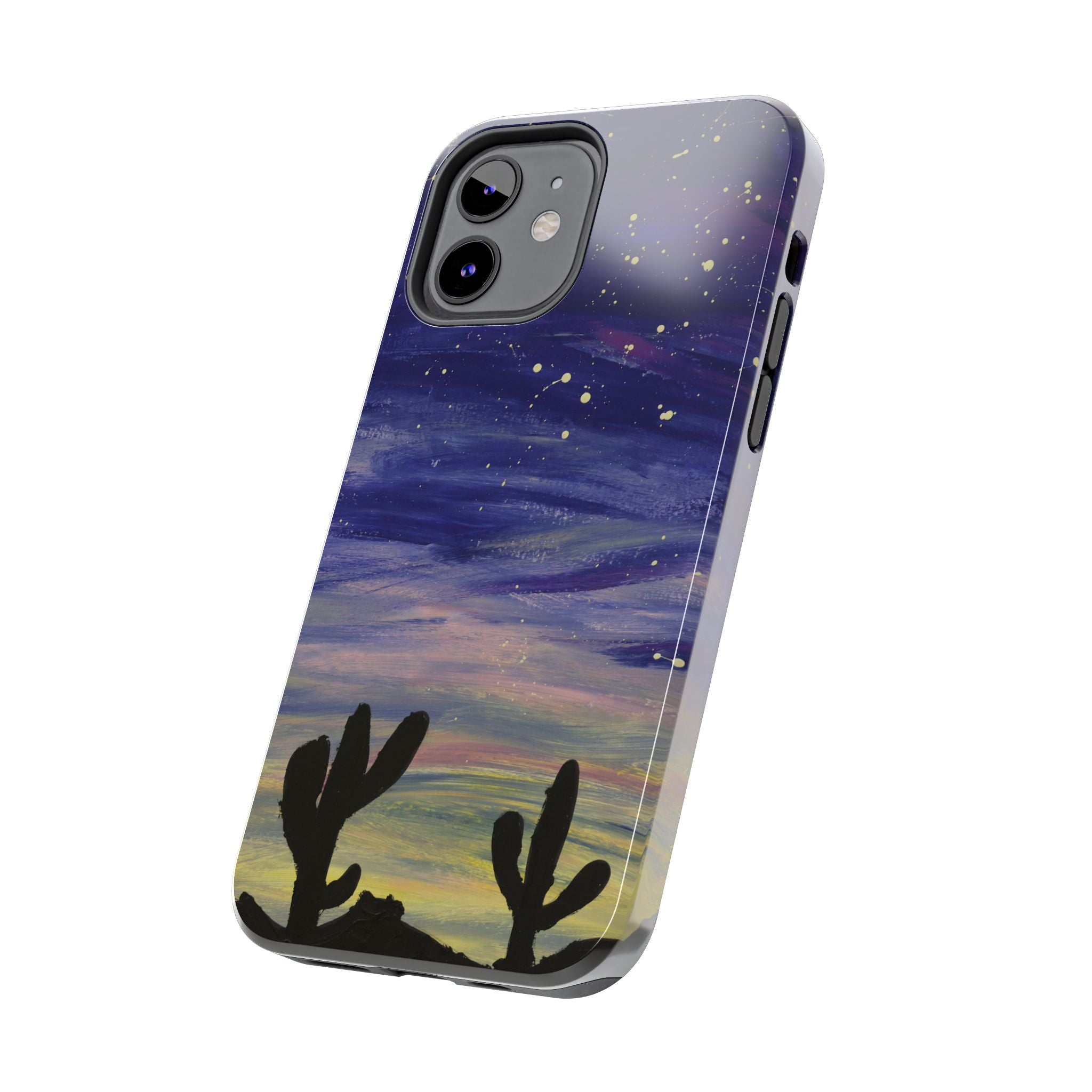 Colorful Oasis Desert by Bonnie M. Tough Phone Cases