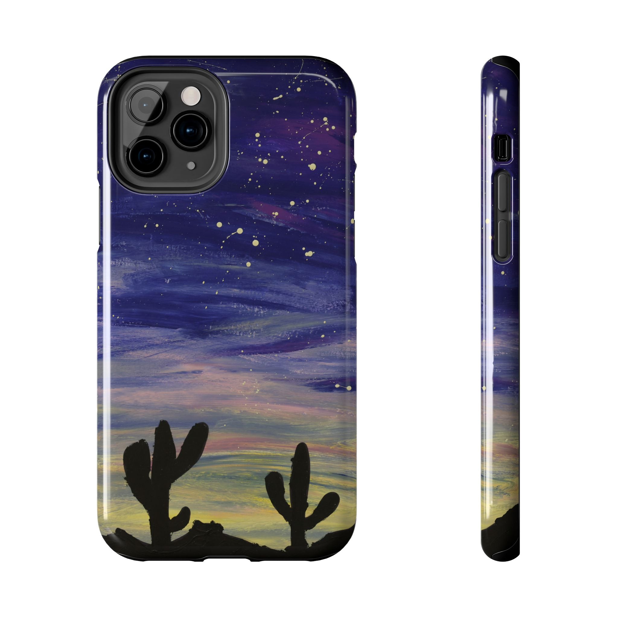 Colorful Oasis Desert by Bonnie M. Tough Phone Cases