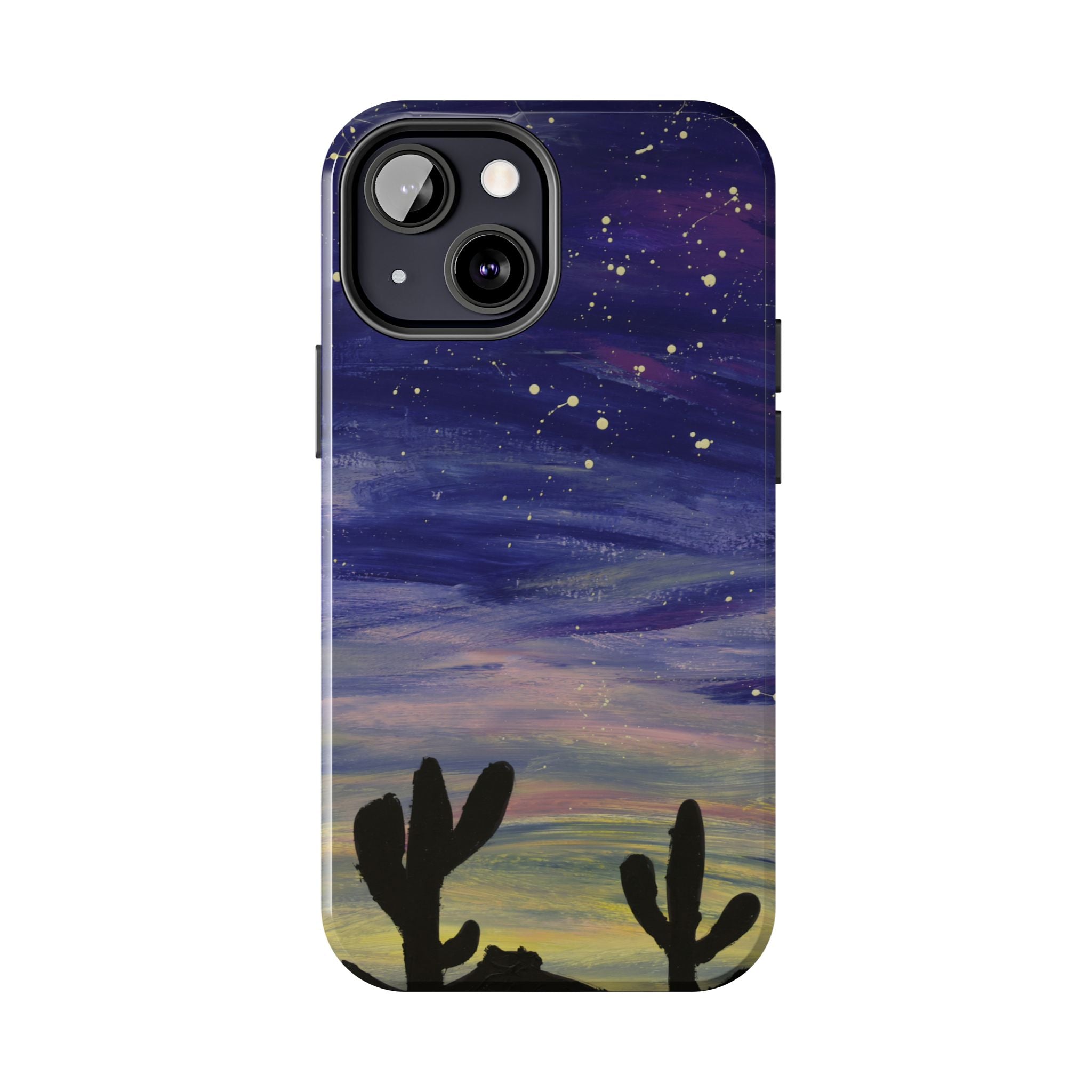 Colorful Oasis Desert by Bonnie M. Tough Phone Cases