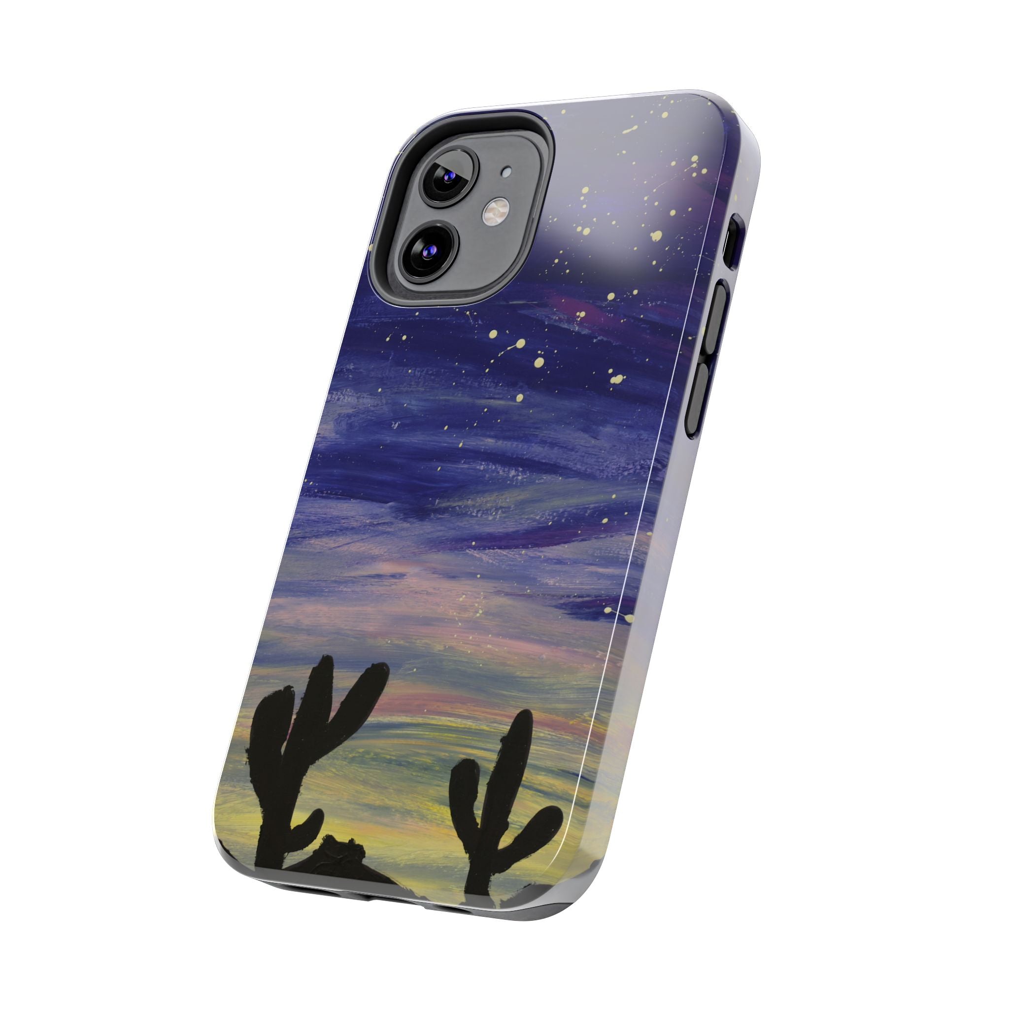 Colorful Oasis Desert by Bonnie M. Tough Phone Cases