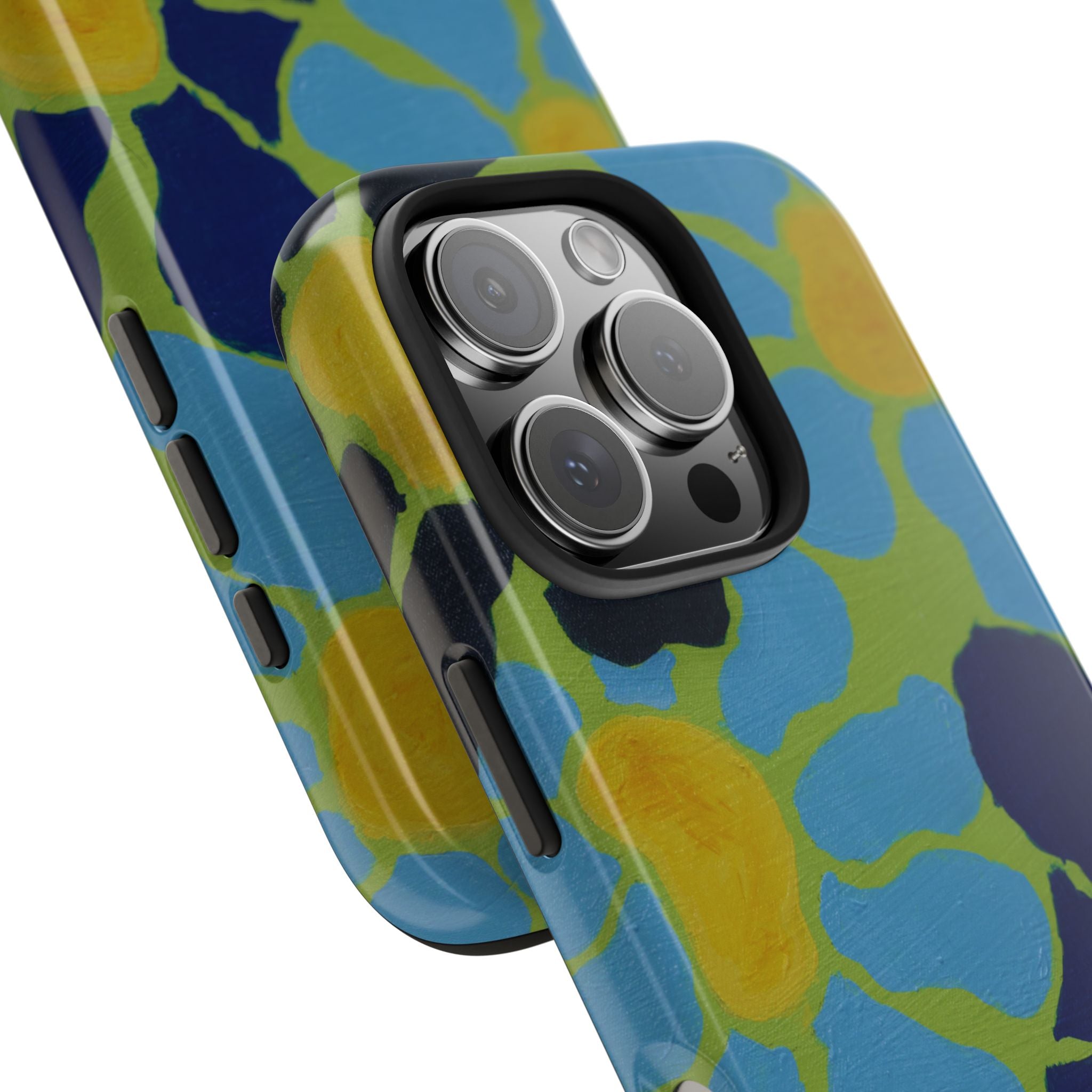 Blue Flowers By Kalei S. Tough Phone Cases