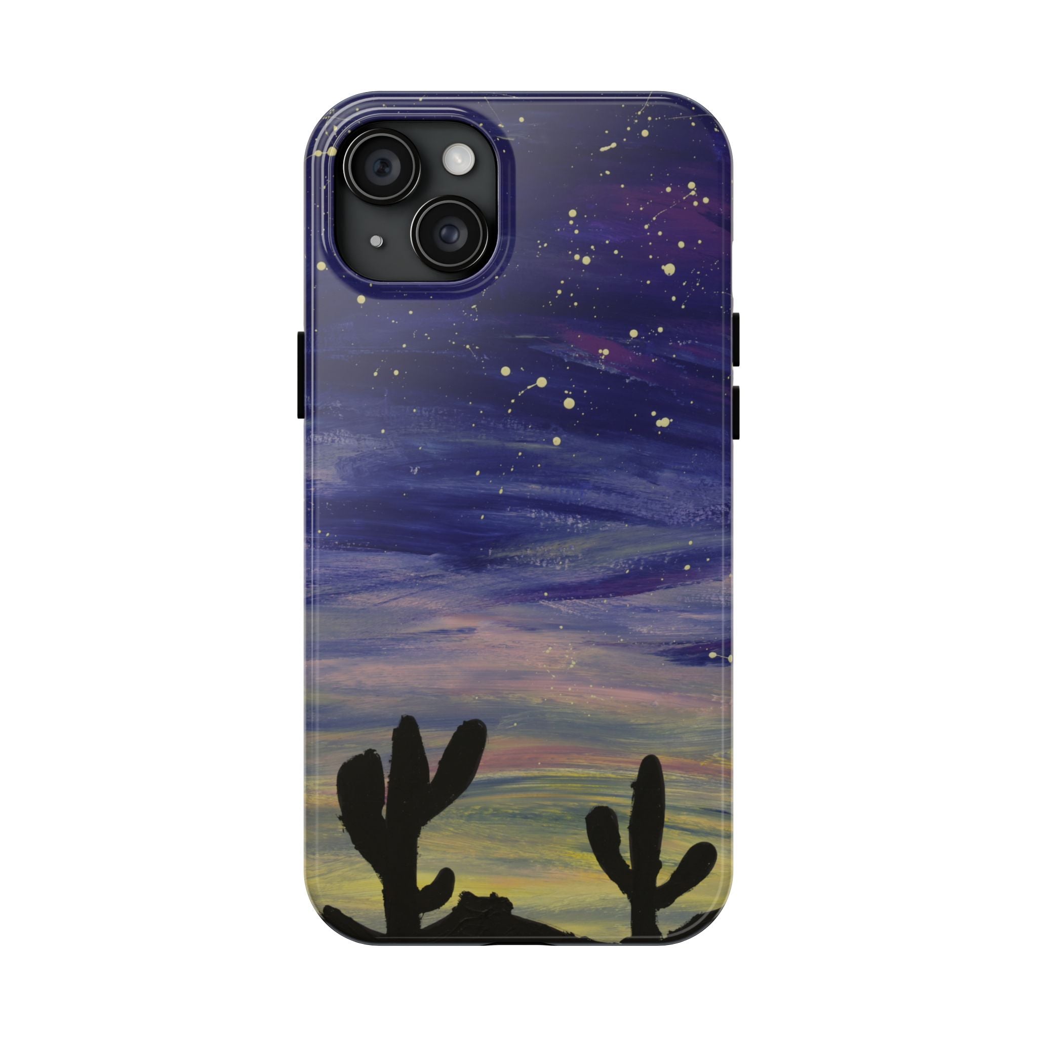 Colorful Oasis Desert by Bonnie M. Tough Phone Cases