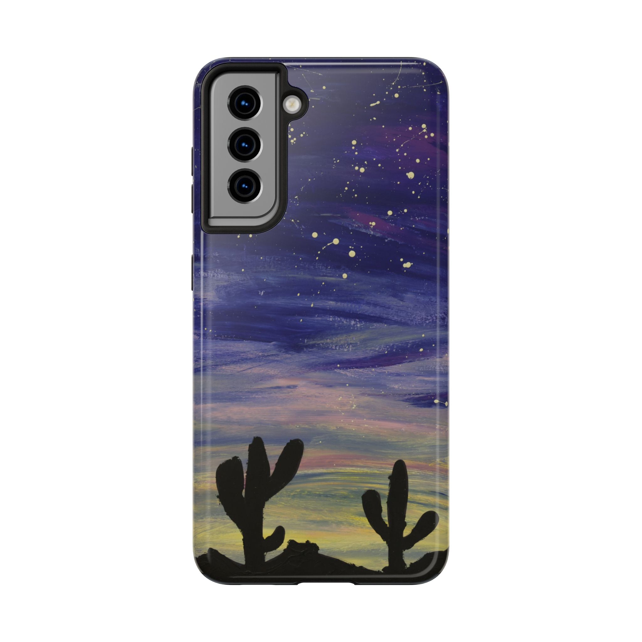 Colorful Oasis Desert by Bonnie M. Tough Phone Cases