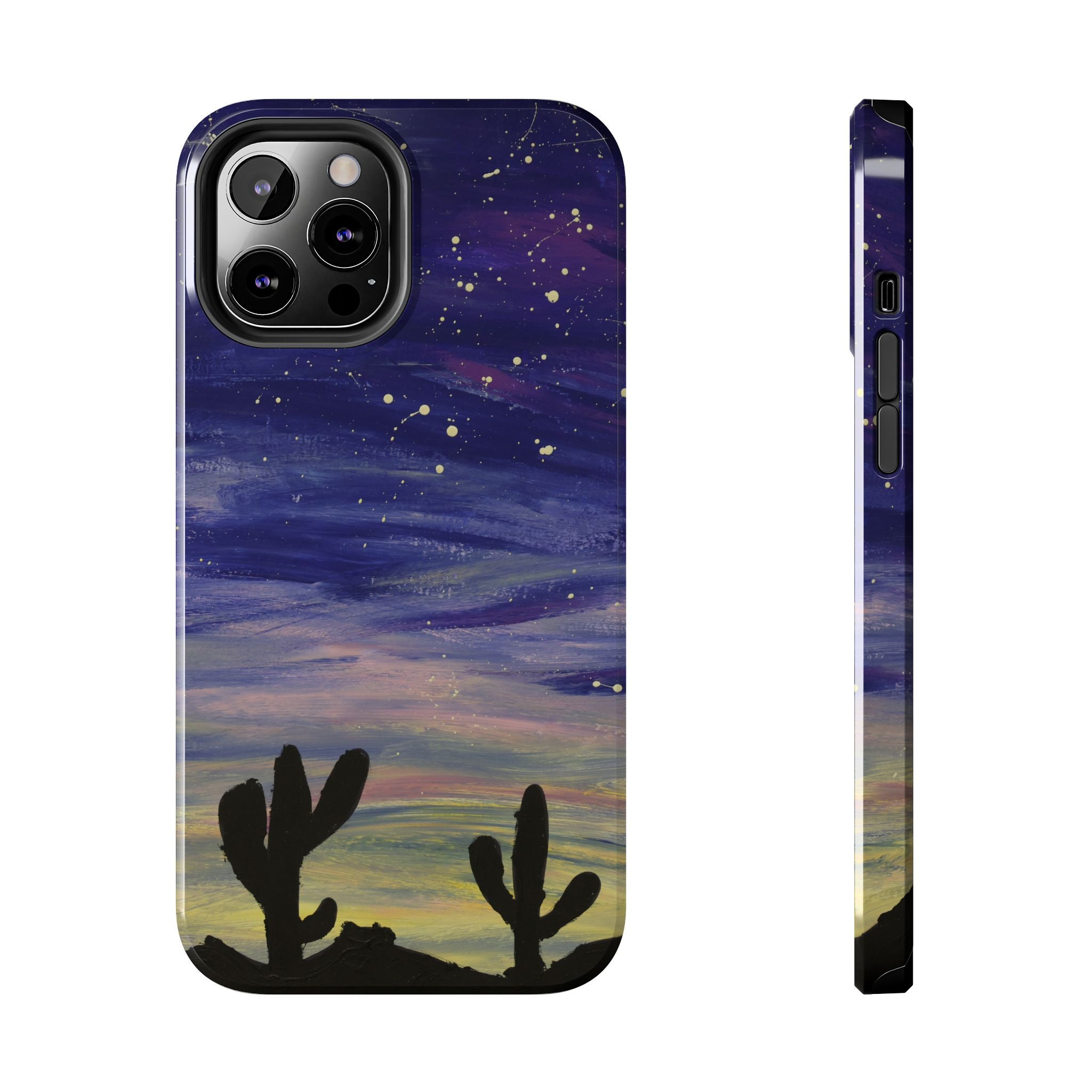 Colorful Oasis Desert by Bonnie M. Tough Phone Cases