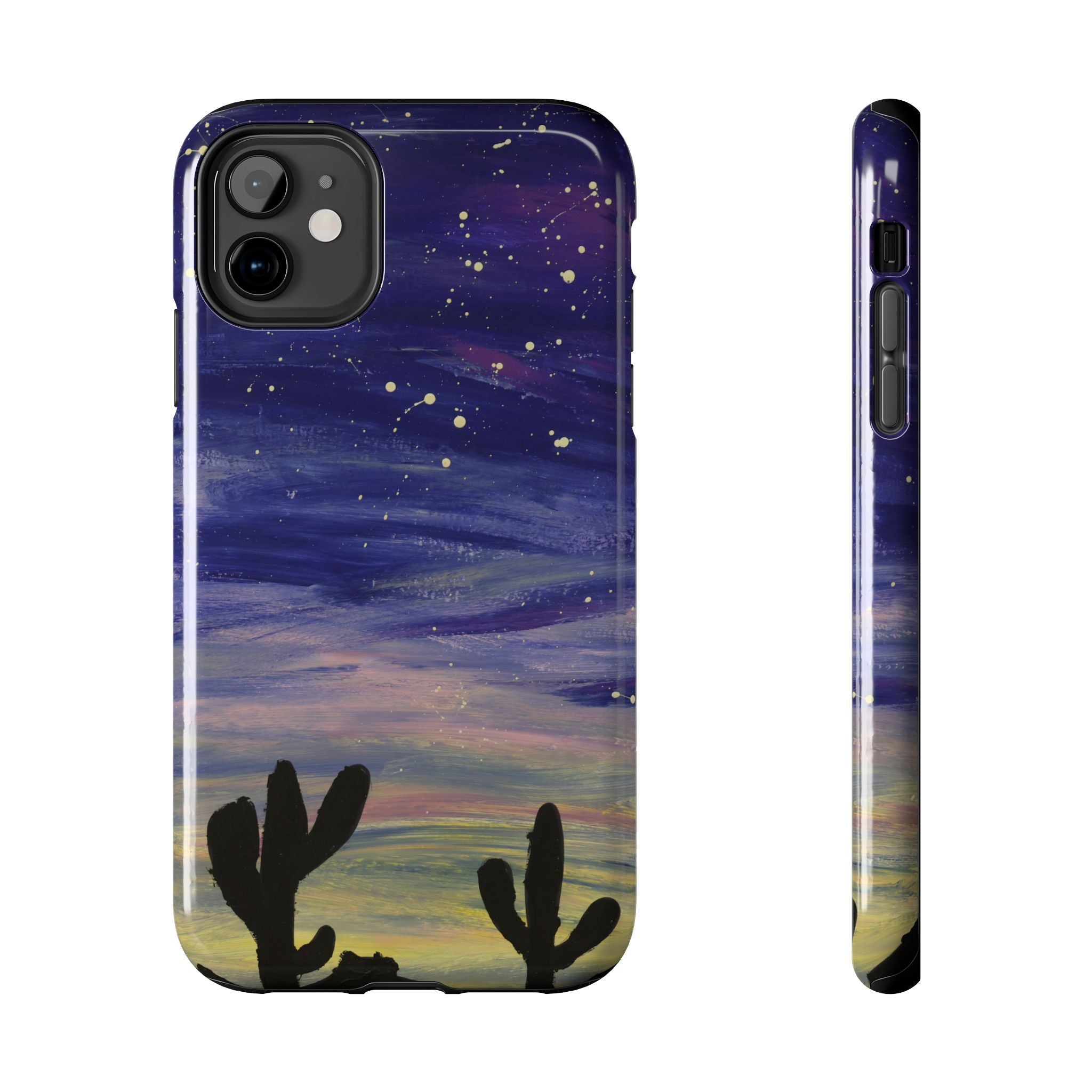 Colorful Oasis Desert by Bonnie M. Tough Phone Cases