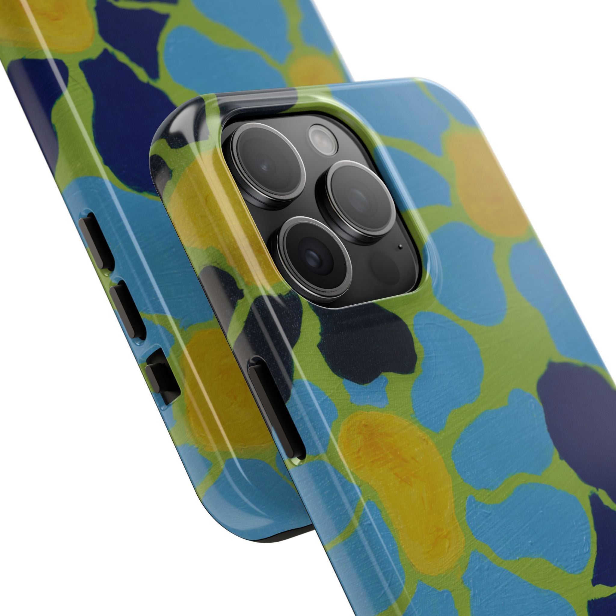 Blue Flowers By Kalei S. Tough Phone Cases