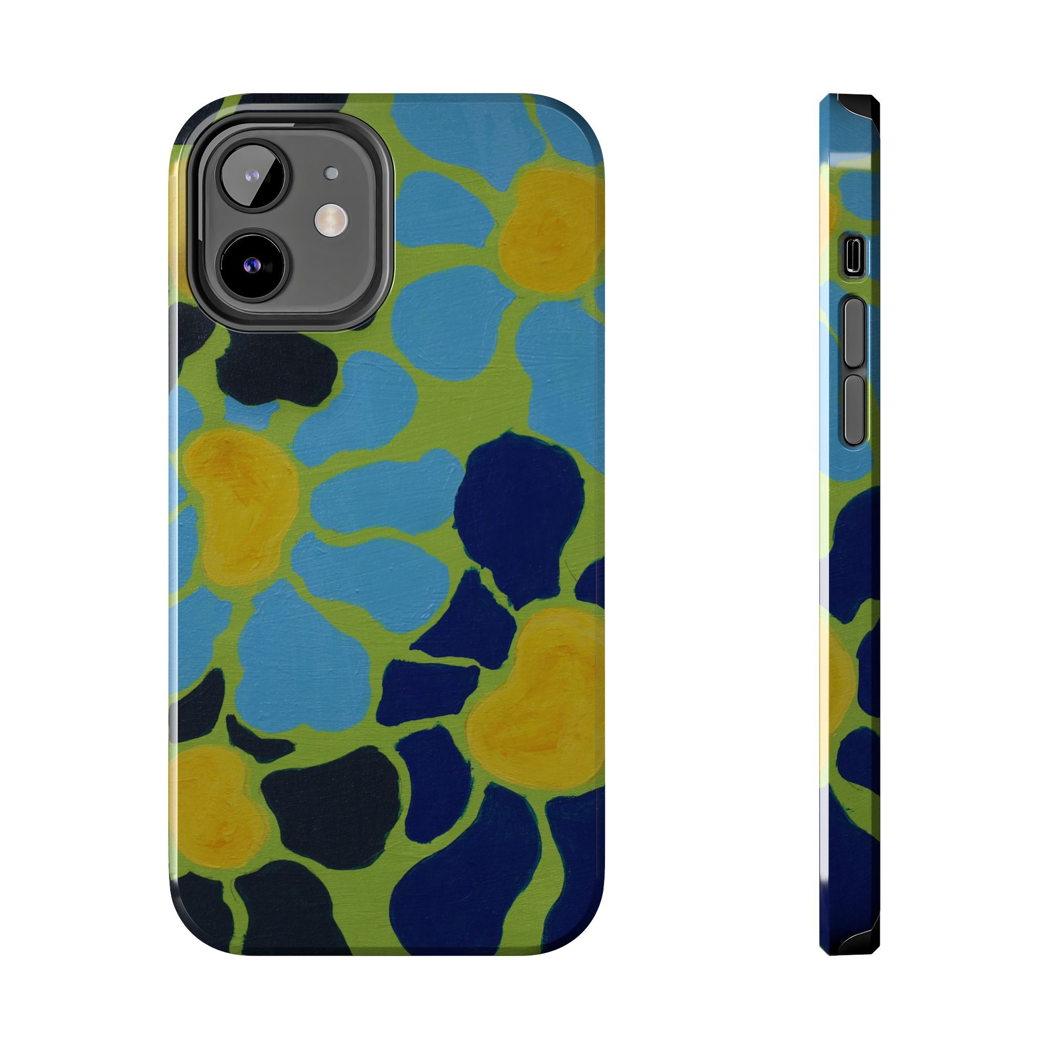 Blue Flowers By Kalei S. Tough Phone Cases