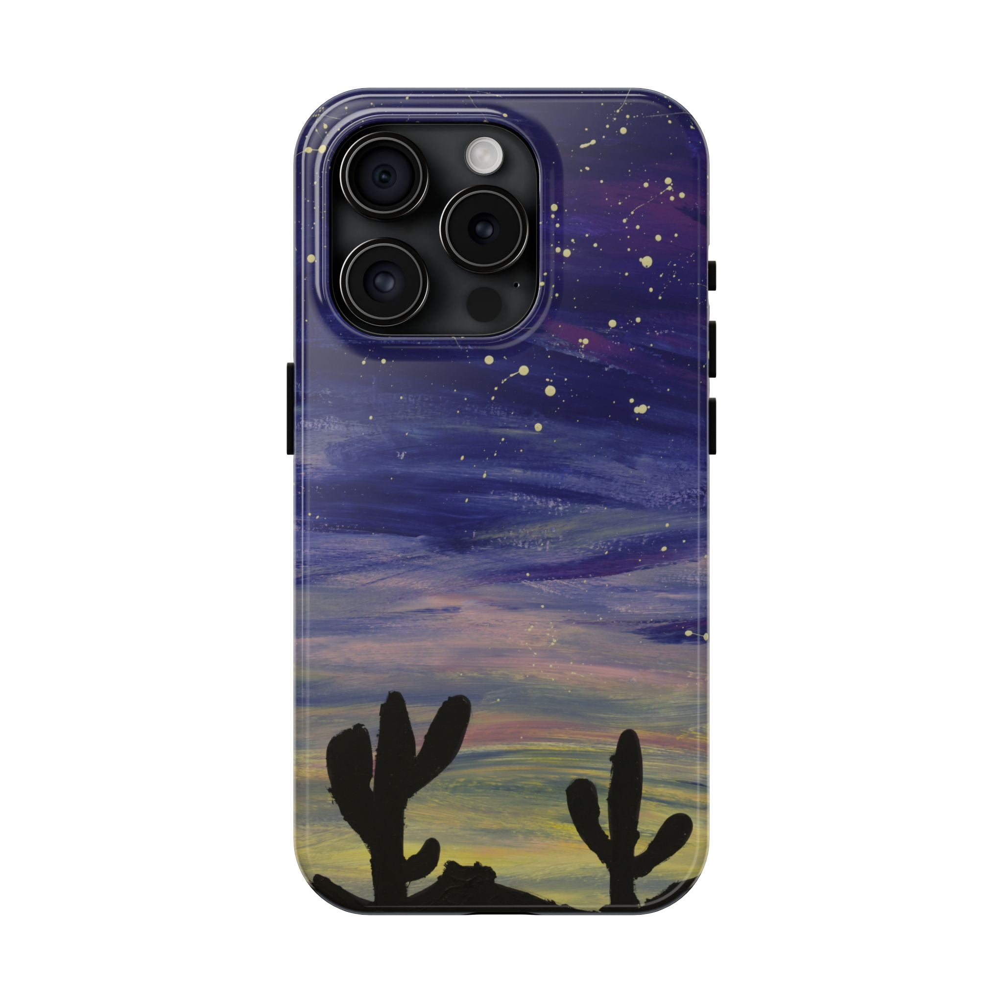 Colorful Oasis Desert by Bonnie M. Tough Phone Cases