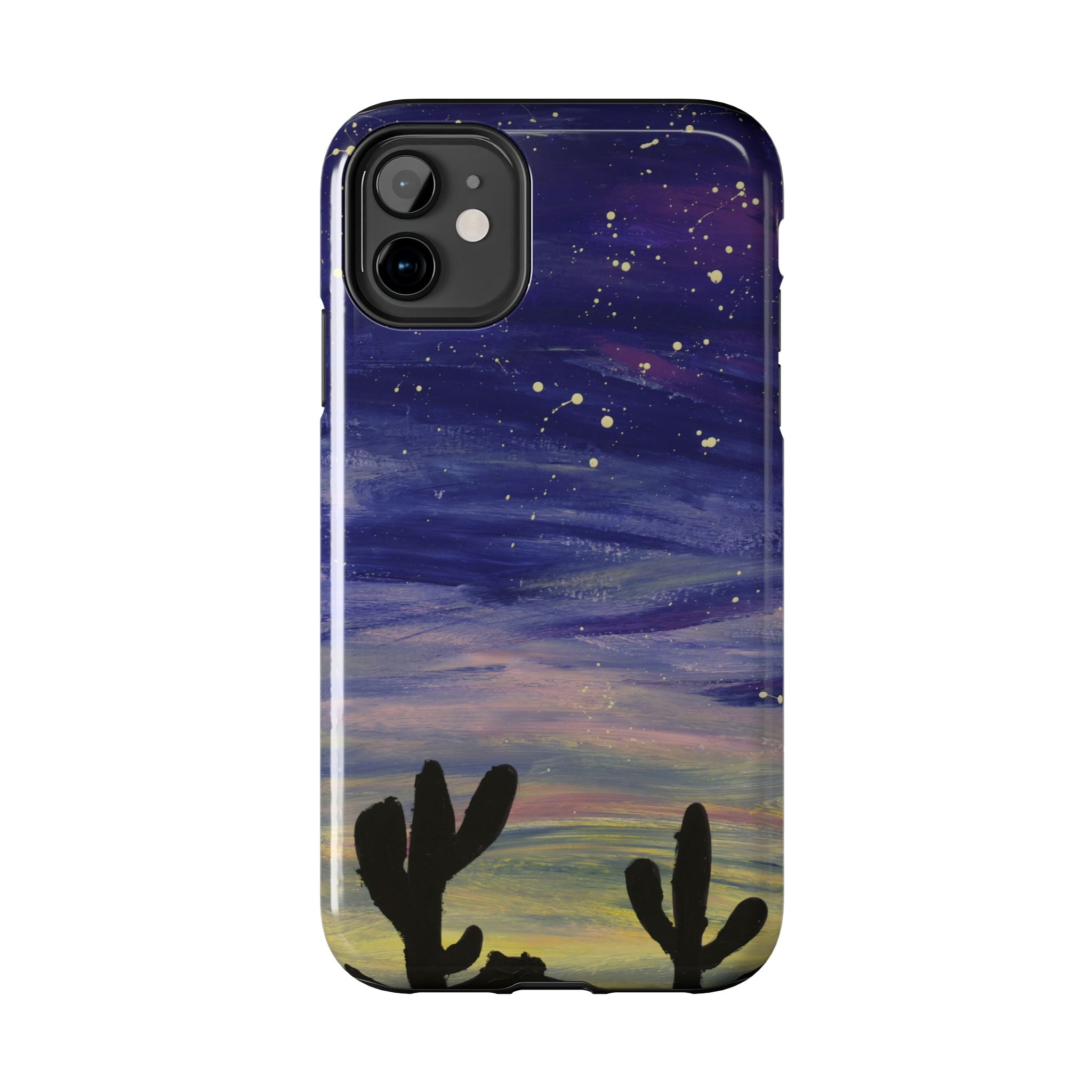 Colorful Oasis Desert by Bonnie M. Tough Phone Cases