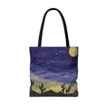Load image into Gallery viewer, Colorful Oasis Desert By Bonnie M. Printed Tote Bag