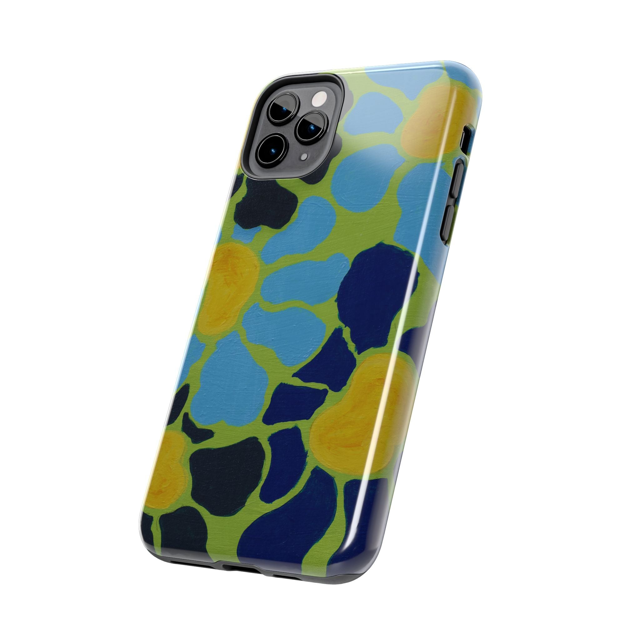 Blue Flowers By Kalei S. Tough Phone Cases