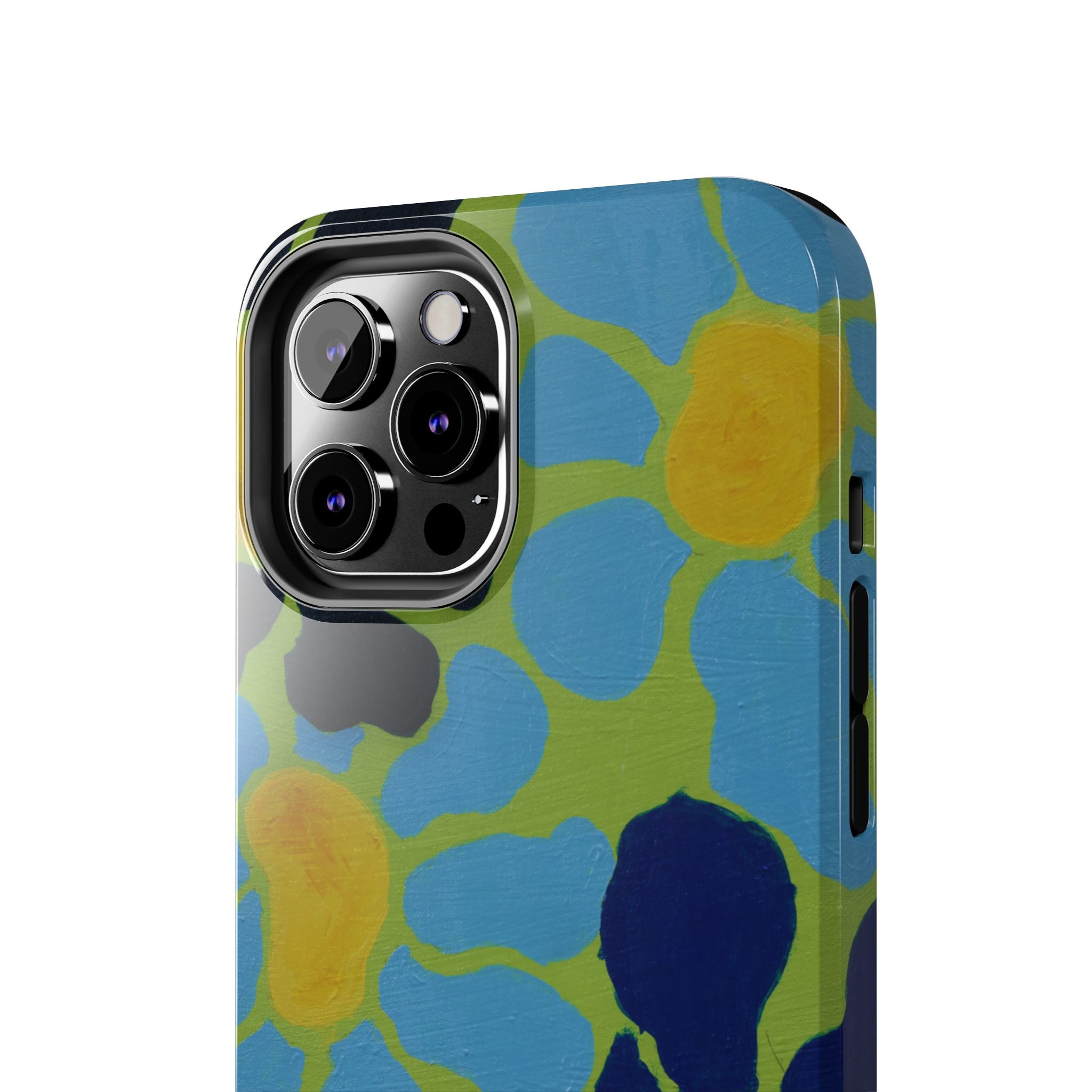 Blue Flowers By Kalei S. Tough Phone Cases