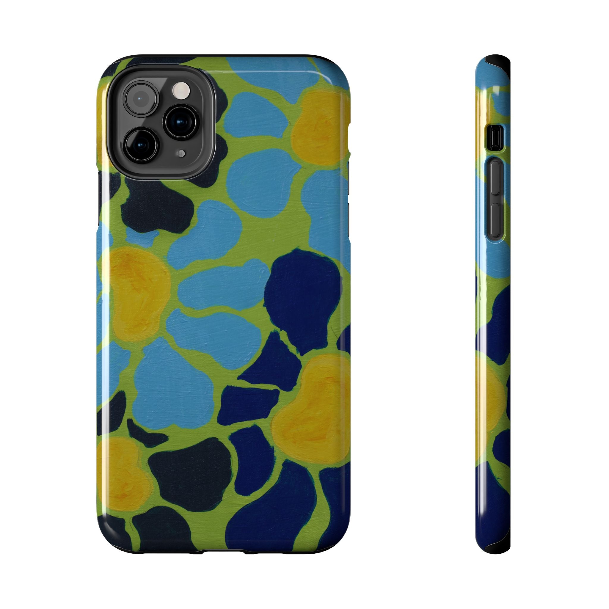 Blue Flowers By Kalei S. Tough Phone Cases